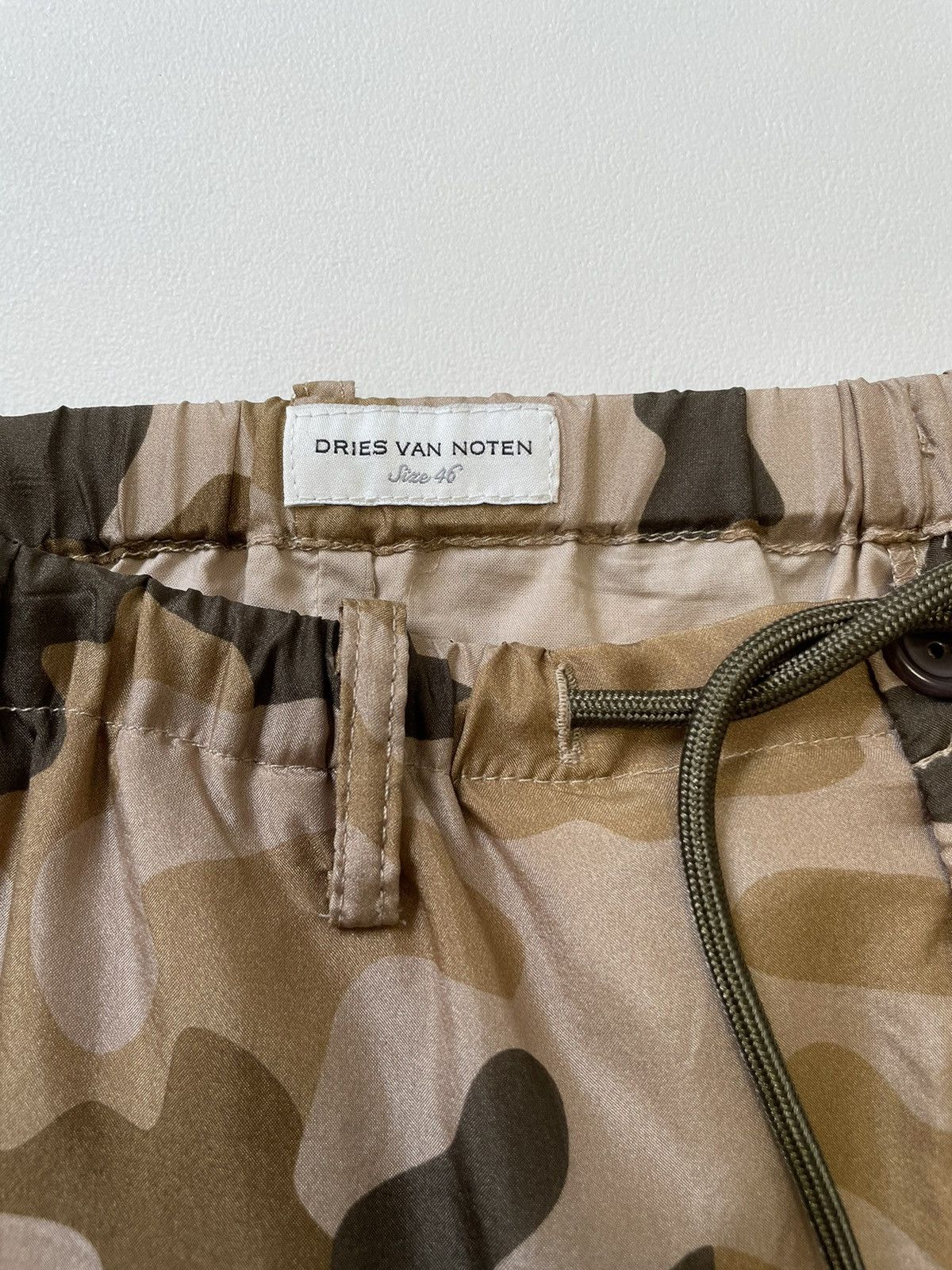 Dries Van Noten Desert Camo Boxy Utility Shorts Size US 32 / EU 48 - 3 Thumbnail