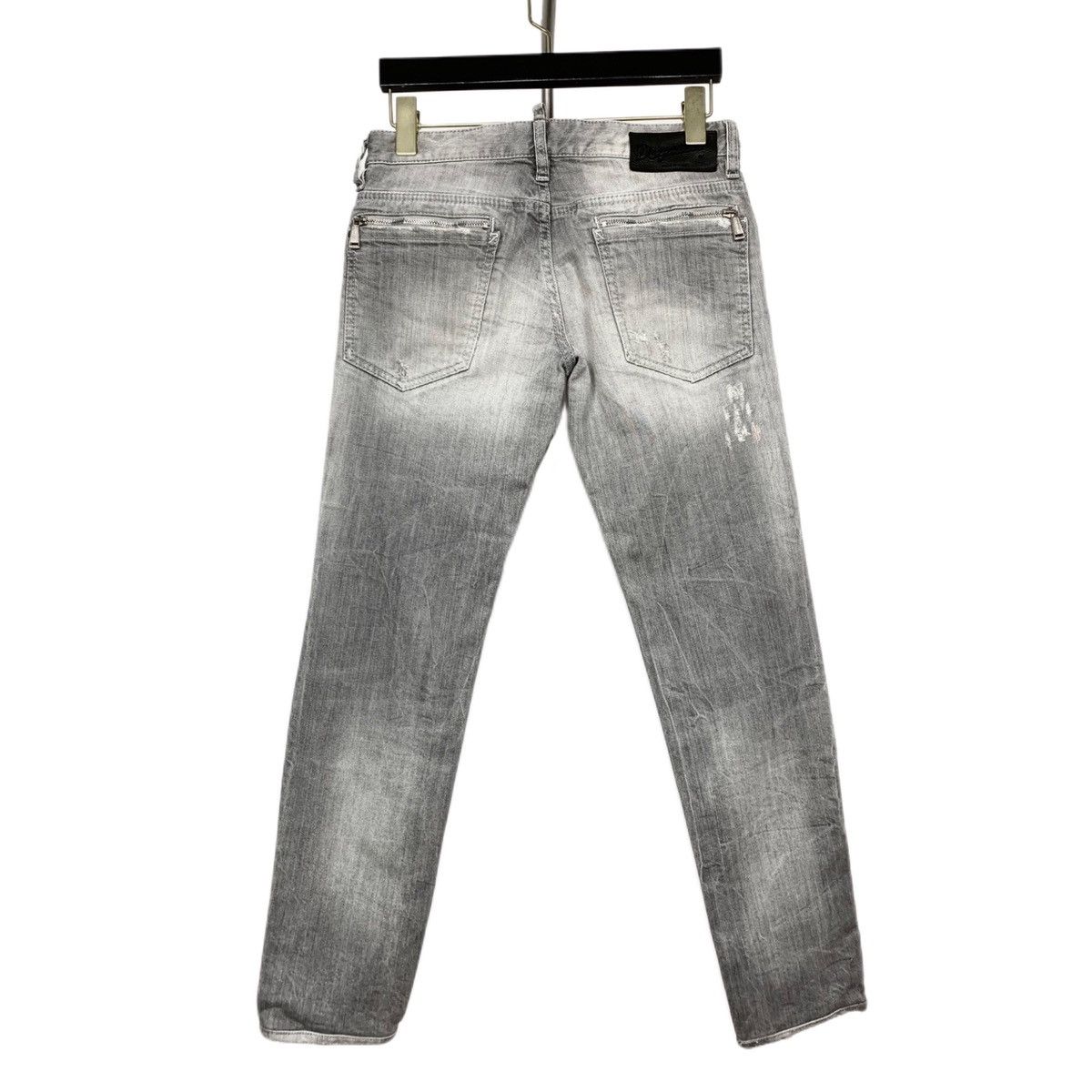 Dsquared2 Dsquared2 Mud Gray Vintage Ripped Denim Casual Pants K26WX Size US 30 / EU 46 - 2 Thumbnail