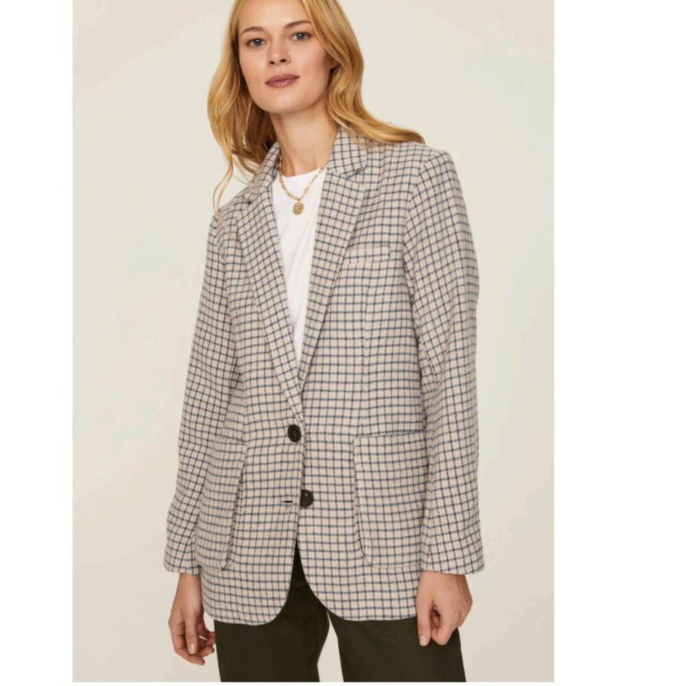 Rails Rails Windsor Lilac Navy Mini Check Size Medium NWOT Size M / US 6-8 / IT 42-44 - 1 Thumbnail