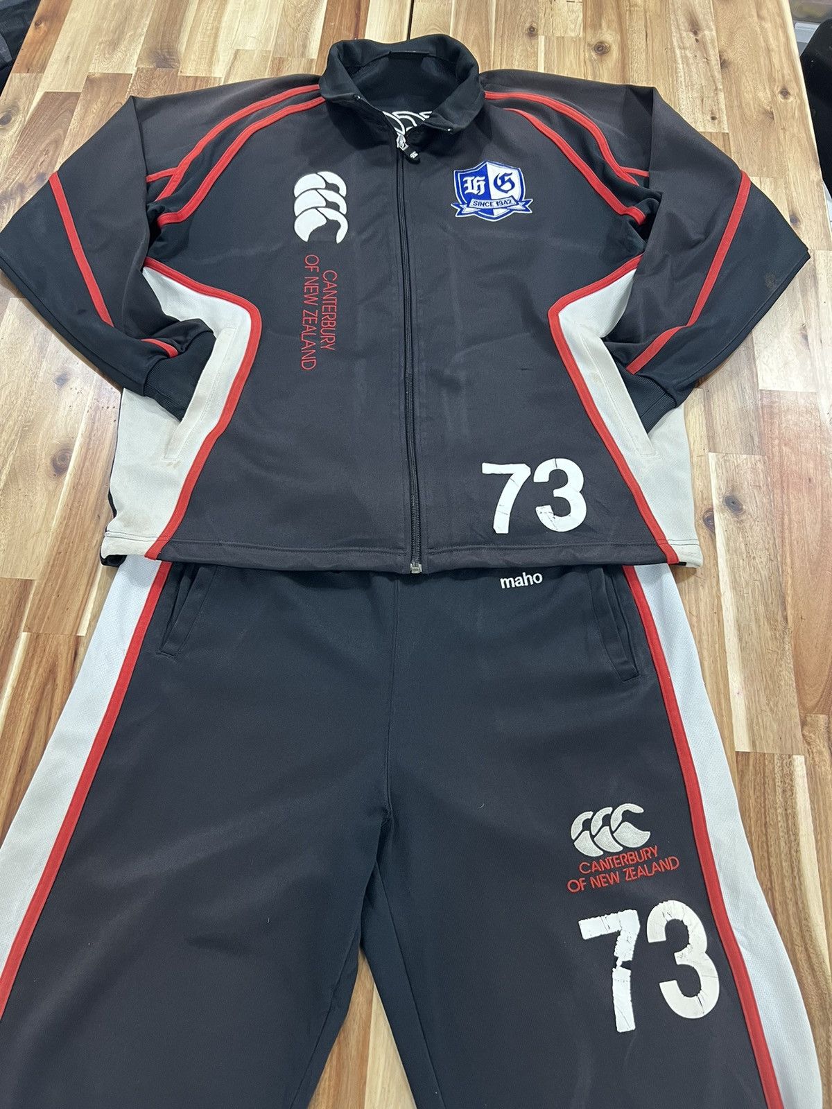 Canterbury of New Zealand × Vintage Vintage 80’s Canterburry of New Zealand Wear Jacket Size US L / EU 52-54 / 3 - 1 Thumbnail