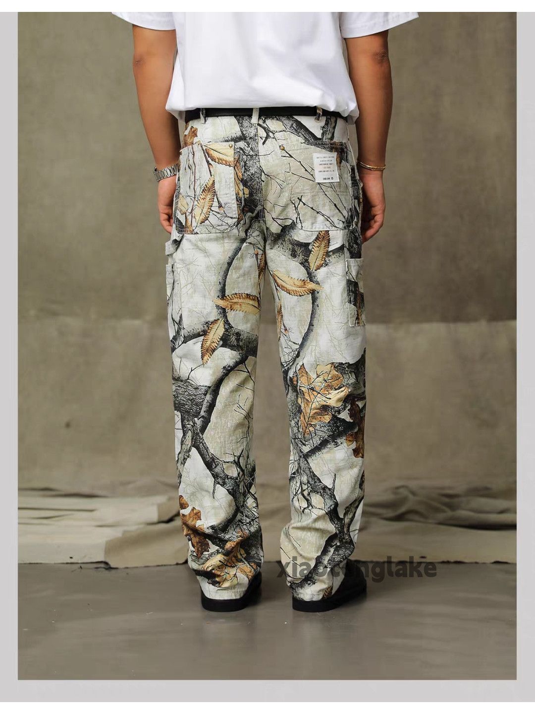 Vintage Utility loose baggy skate hiphop yuppie carpenter pants Size US 32 / EU 48 - 2 Thumbnail