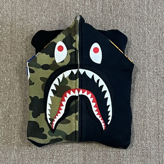 Grailed bape hoodie hot sale