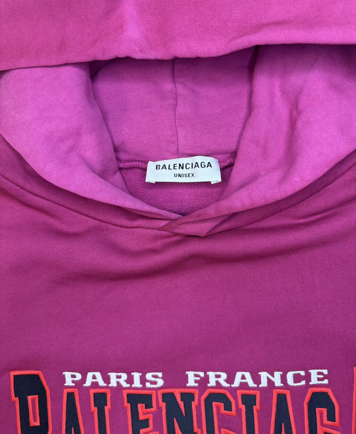 Balenciaga Balenciaga Authentic Jersey Apparel Embroidered Hoodie Size US XL / EU 56 / 4 - 4 Thumbnail