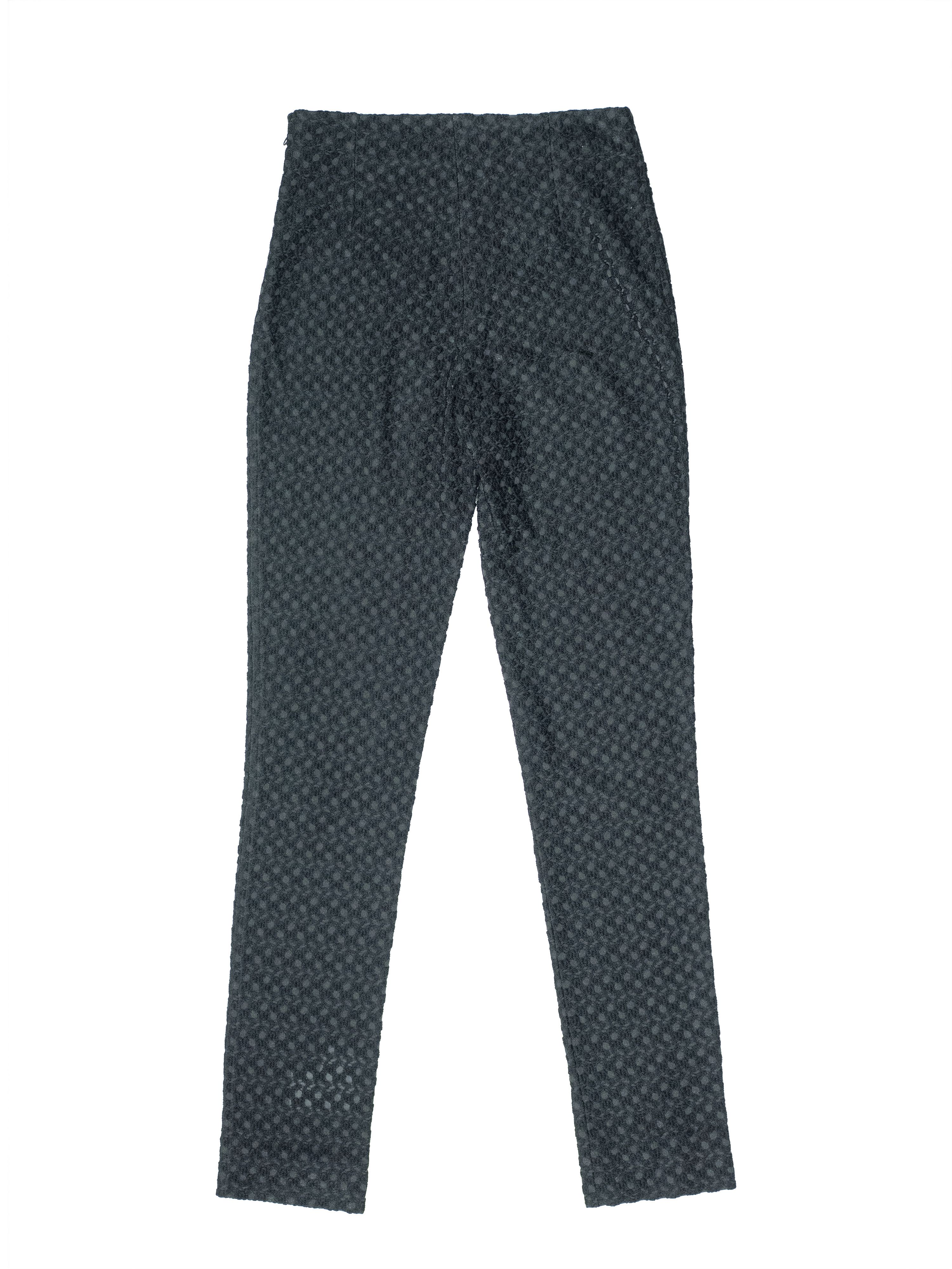 Missoni Missoni Black Crochet Knitted Slim Pants Size 26" / US 2 / IT 38 - 2 Thumbnail