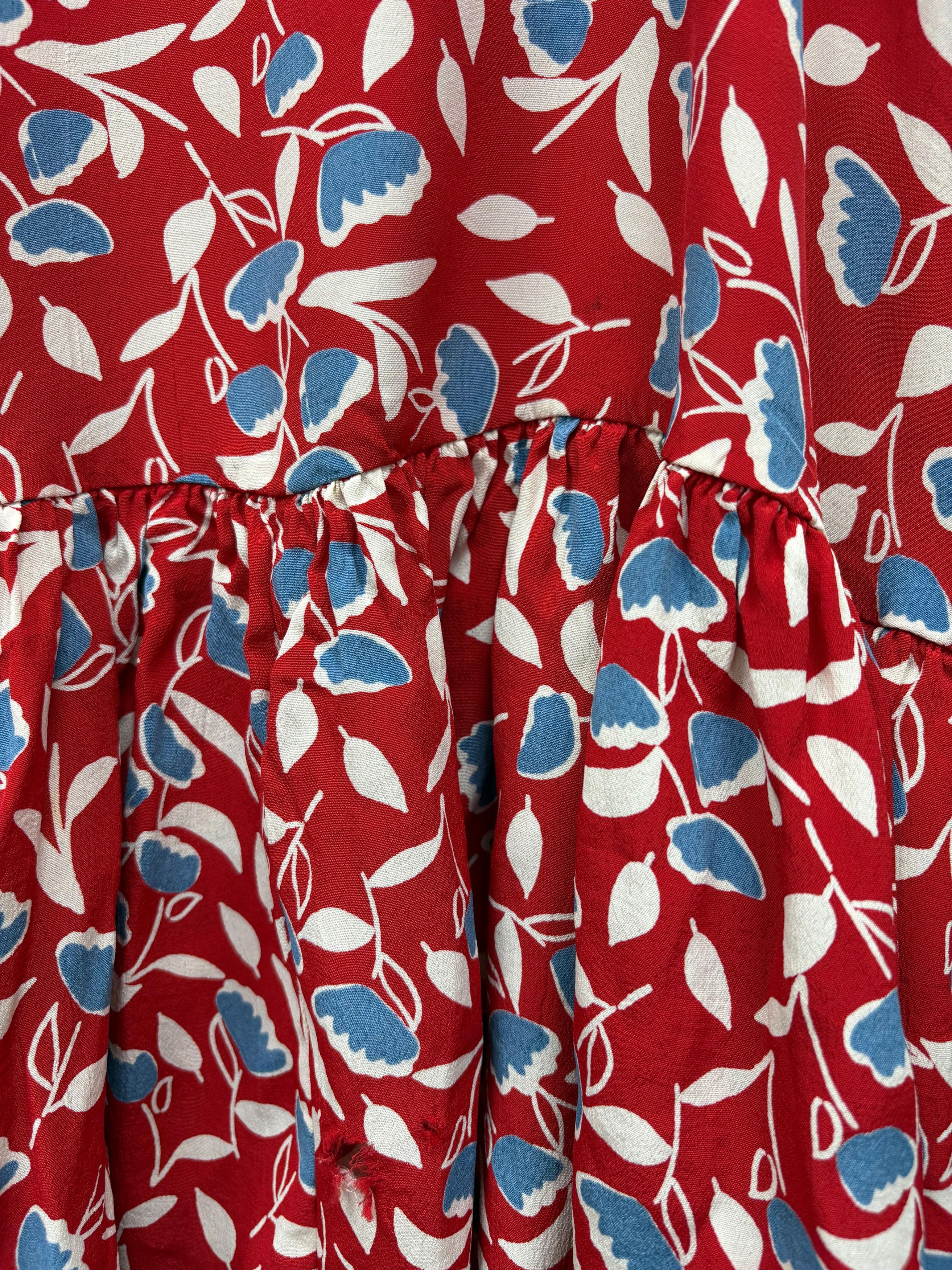 Other By Timo V-Neck Half Sleeves Printed Short Dress Size S / US 4 / IT 40 - 6 Thumbnail
