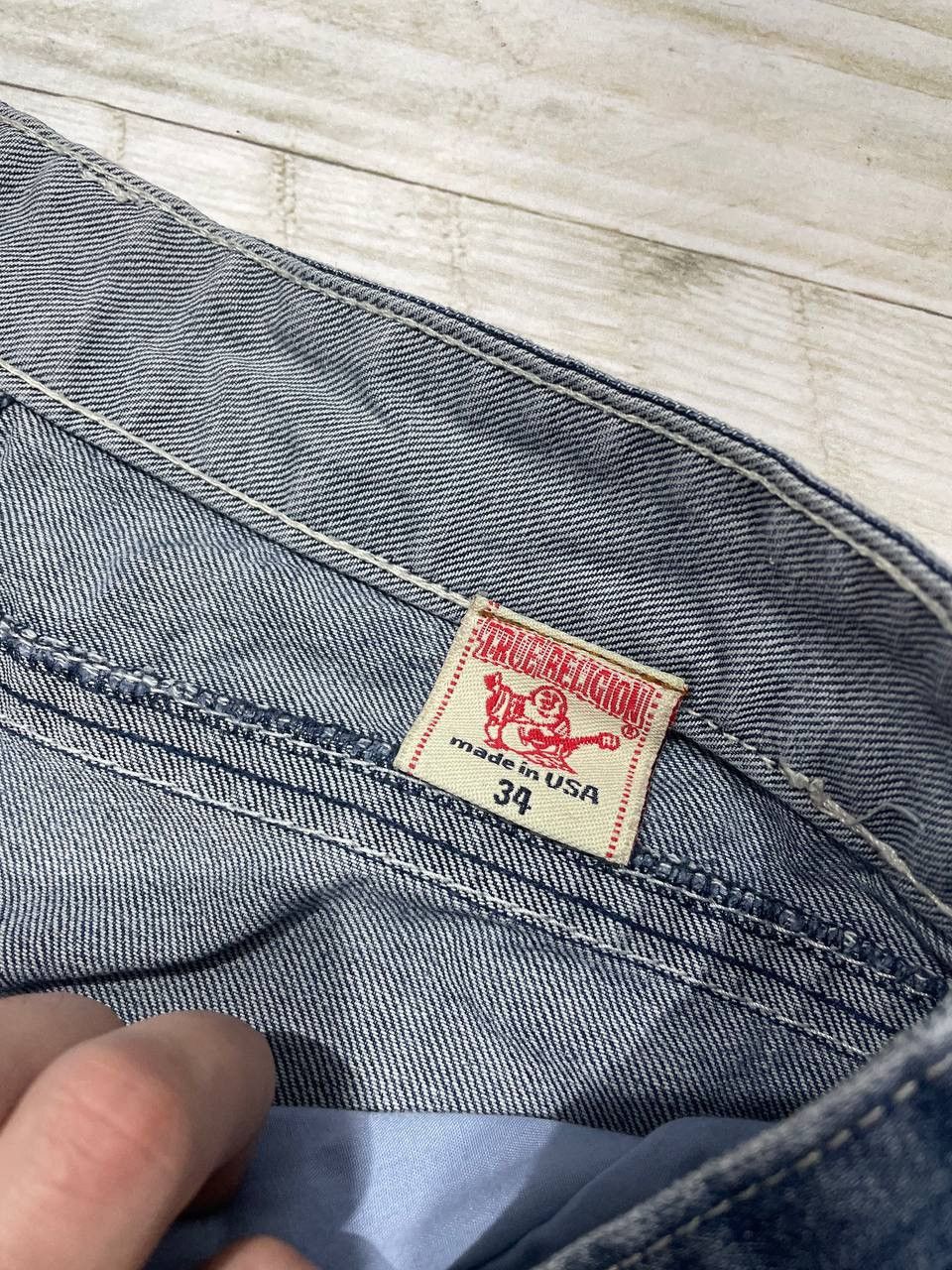 True Religion Vintage True Religion Denim Jeans Baggy 90s Y2K Japan Size US 34 / EU 50 - 3 Thumbnail