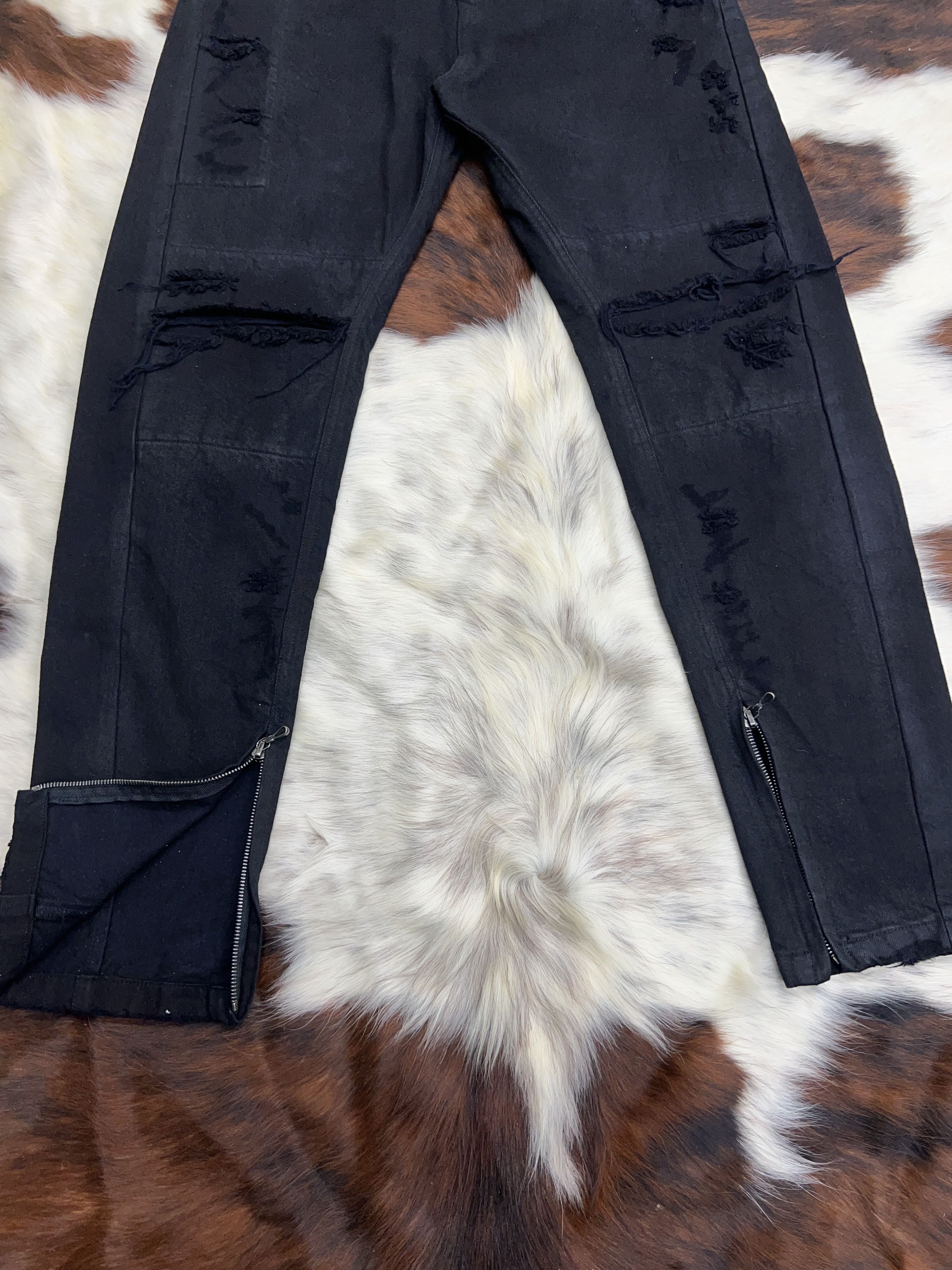 Julius Julius 18FW Semi Curved Distressed Jean Size US 28 / EU 44 - 7 Thumbnail
