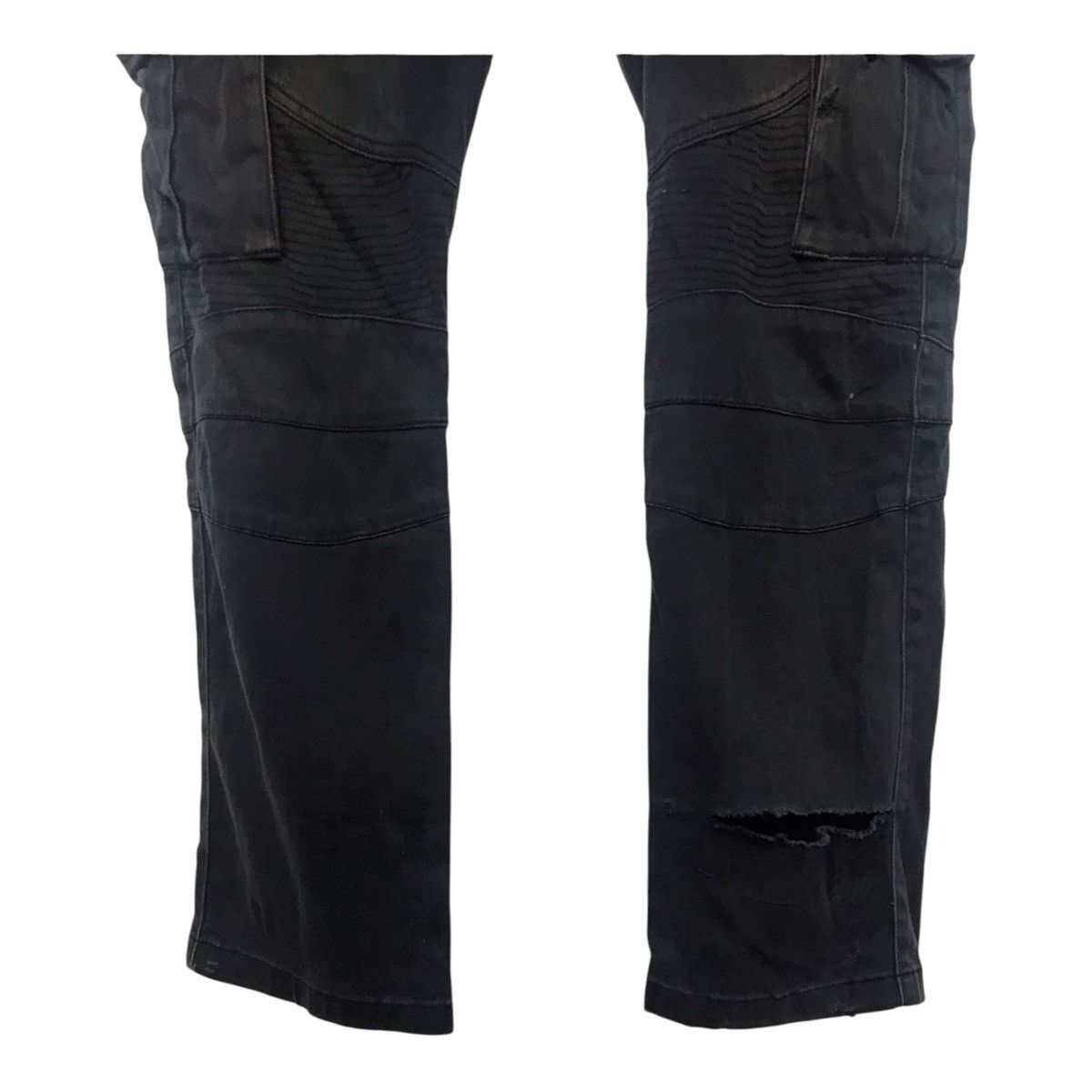 Hysteric Glamour × Japanese Brand × semanticdesign Semantic Design Sun Faded Damaged Black Pant Size US 36 / EU 52 - 3 Thumbnail