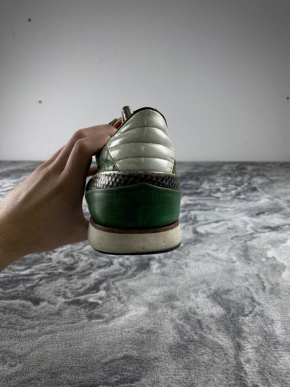 Harris Tweed Harris Lage Trainers Leather Trainers Men Size 11 Green Size US 11 / EU 44 - 16 Thumbnail
