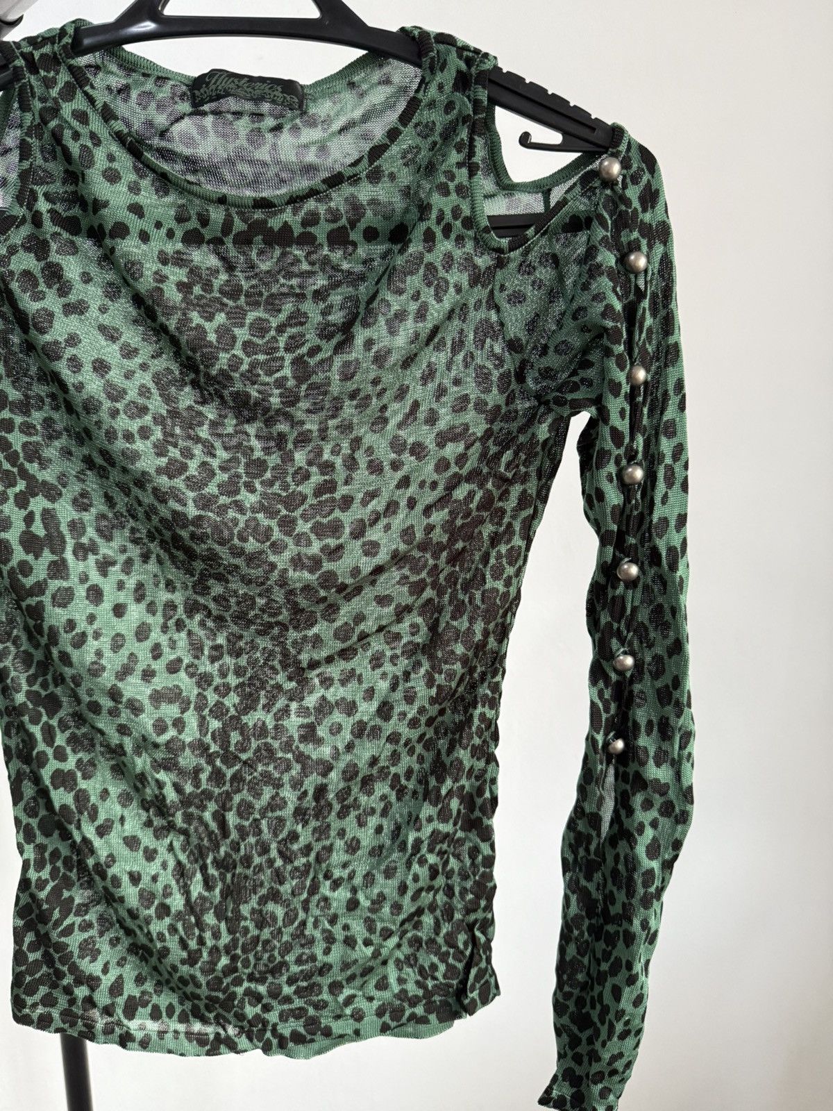 Hysteric Glamour Hysteric Glamour green leopard print long-sleeve Size S / US 4 / IT 40 - 3 Thumbnail