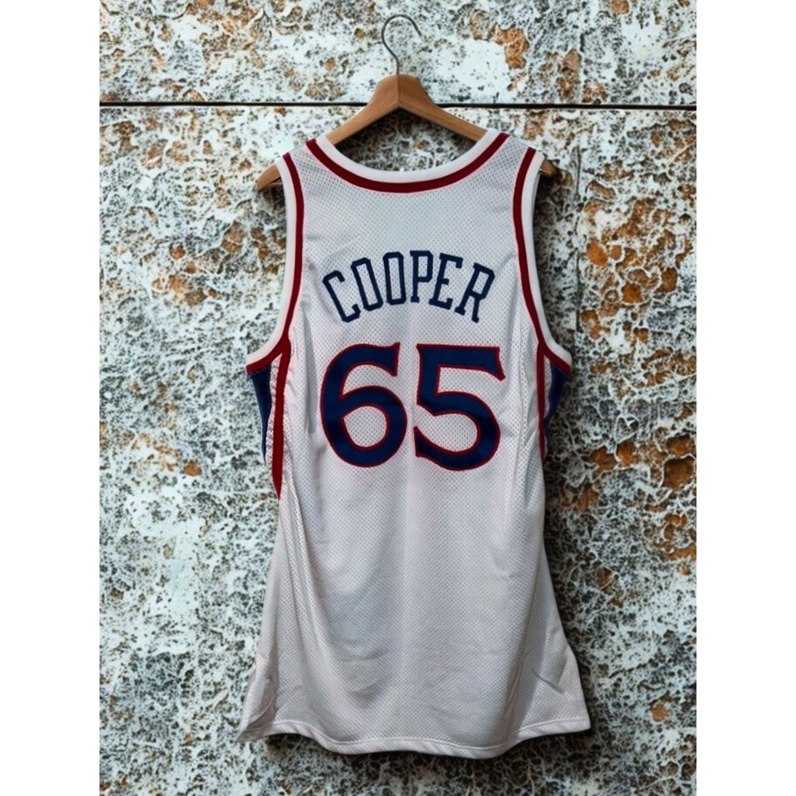Champion Philadelphia 76ers 96-97 Game Issued Jersey Sz 52 +4 Size US XL / EU 56 / 4 - 3 Thumbnail