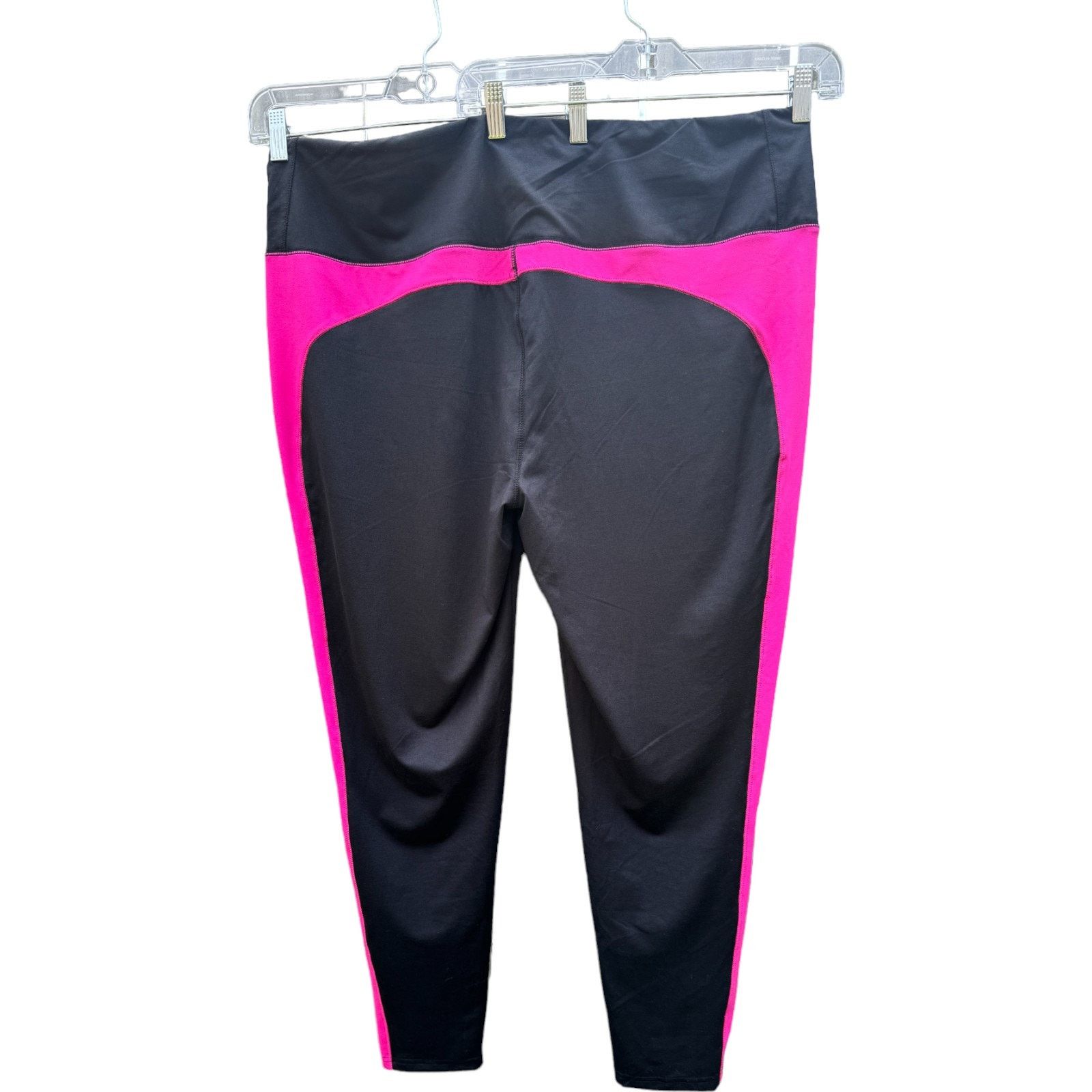 Other Belle Body by Kim Gravel Colorblock Leggings Black 2X Size 40" / US 18 - 5 Thumbnail