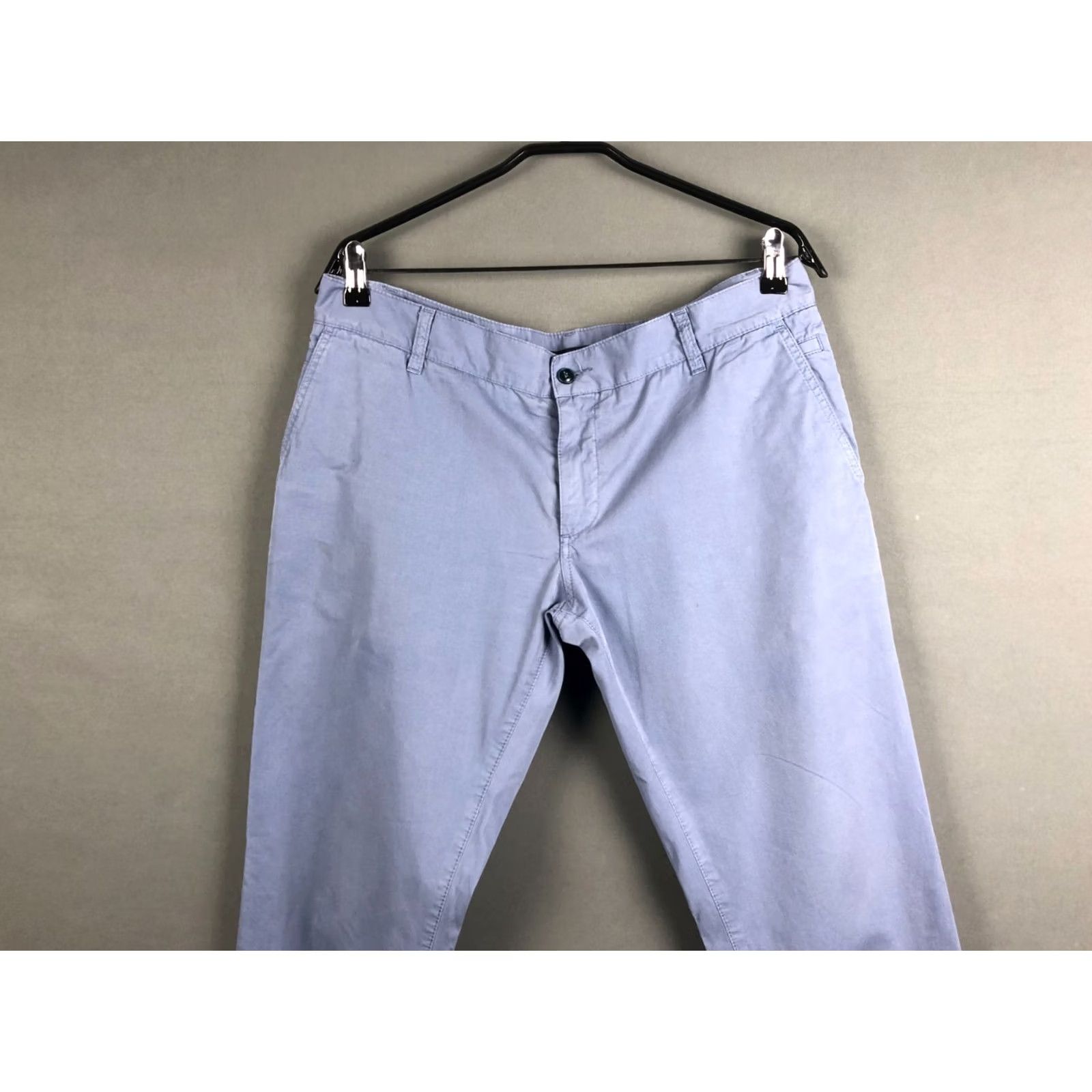 Dolce & Gabbana Dolce&Gabbana Pants Men's Blue Cotton Regular Chino Flat Front Pocket Tapered 50 Size 50 Size US 34 / EU 50 - 4 Thumbnail