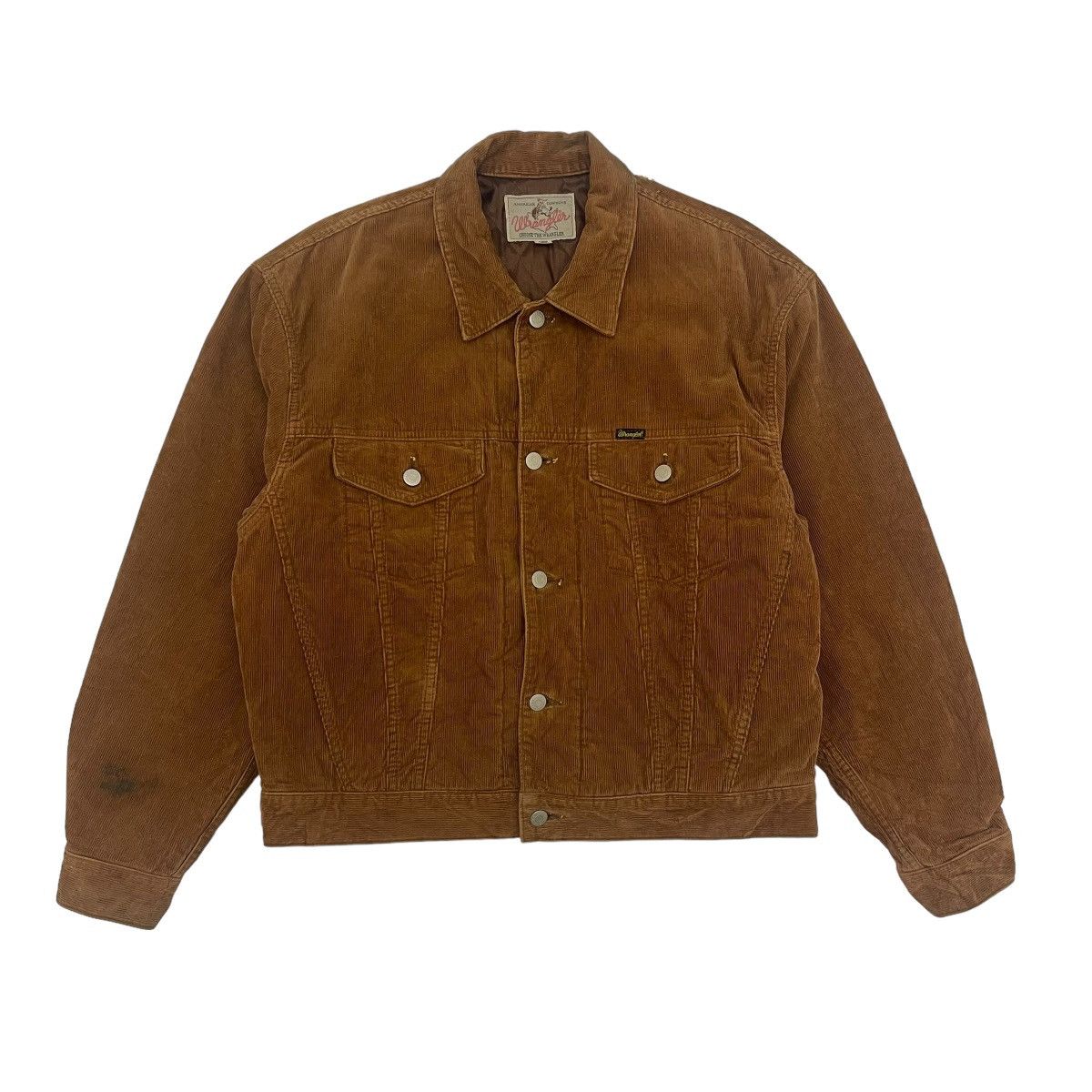 Wrangler Vintage Distressed Wrangler Corduroy Trucker Jacket Size US M / EU 48-50 / 2 - 1 Thumbnail