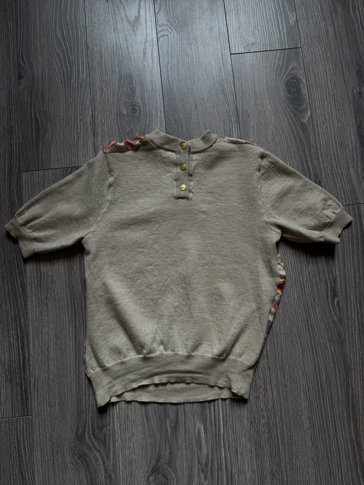 Salvatore Ferragamo Salvatore Ferragamo Wool/Silk Short Sleeve Animal t-shirt Size M / US 6-8 / IT 42-44 - 2 Thumbnail