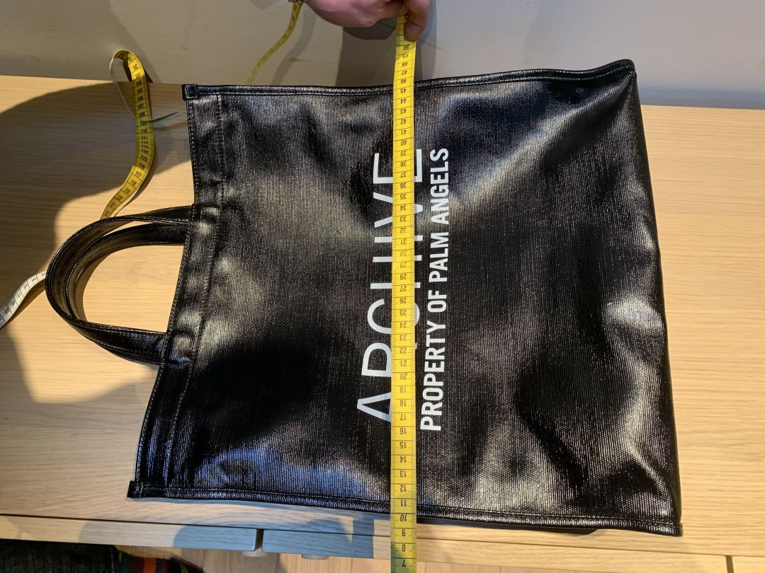 Palm Angels PALM ANGELS "Archive Property" Leather-Effect Shopper Tote Size ONE SIZE - 7 Thumbnail