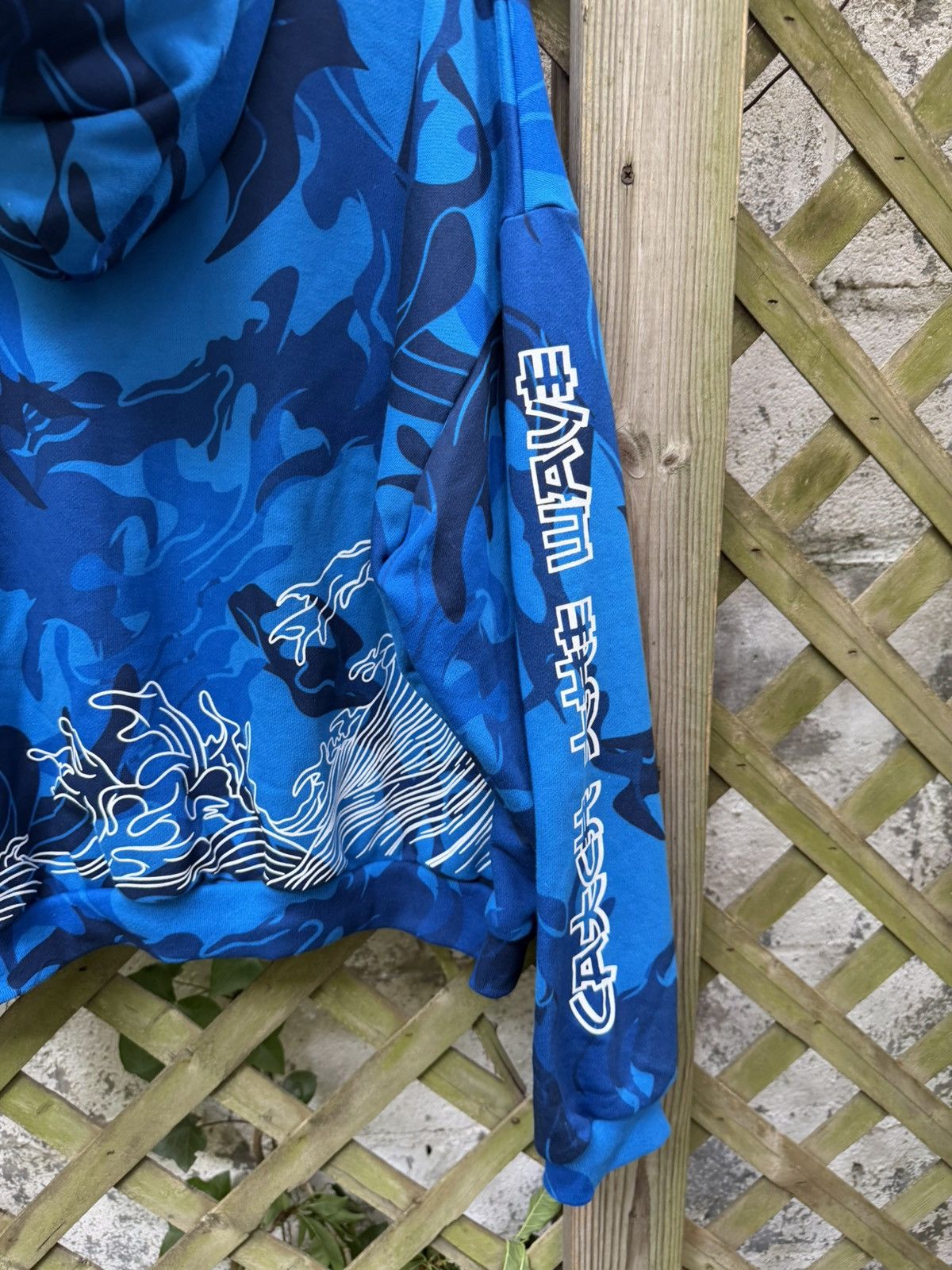 Other Zushi Blue Waves Camo Zip Up Hoodie Size US L / EU 52-54 / 3 - 5 Thumbnail