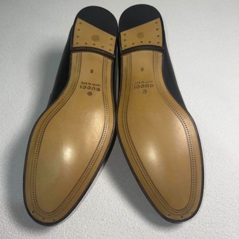 Gucci Gucci Leather Horsebit Loafers for Men - Size US 8.5 / EU 41-42 - 4 Thumbnail