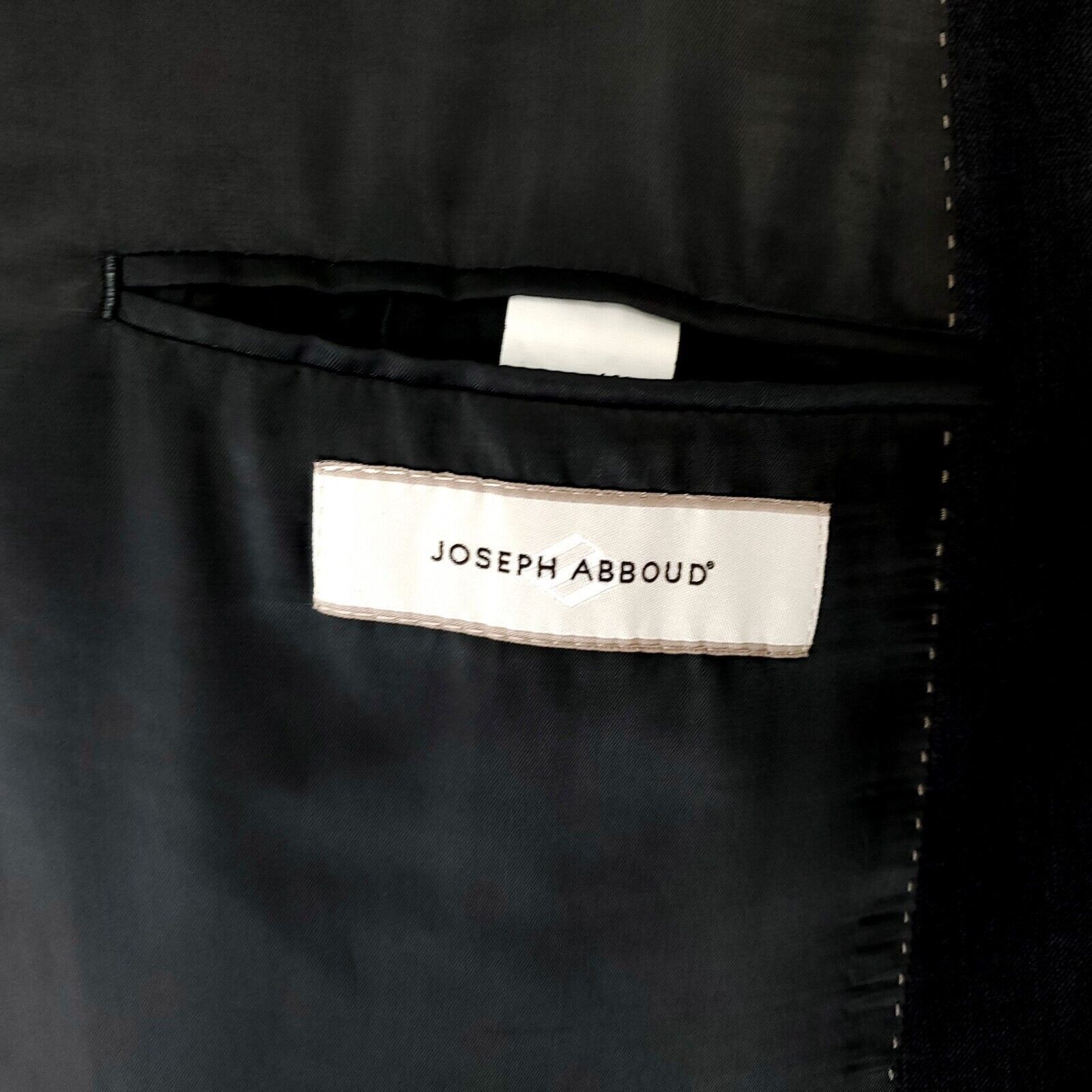 Joseph Abboud Joseph Abboud Wool 2 Button Blazer 42L Gray Size 42L - 7 Thumbnail