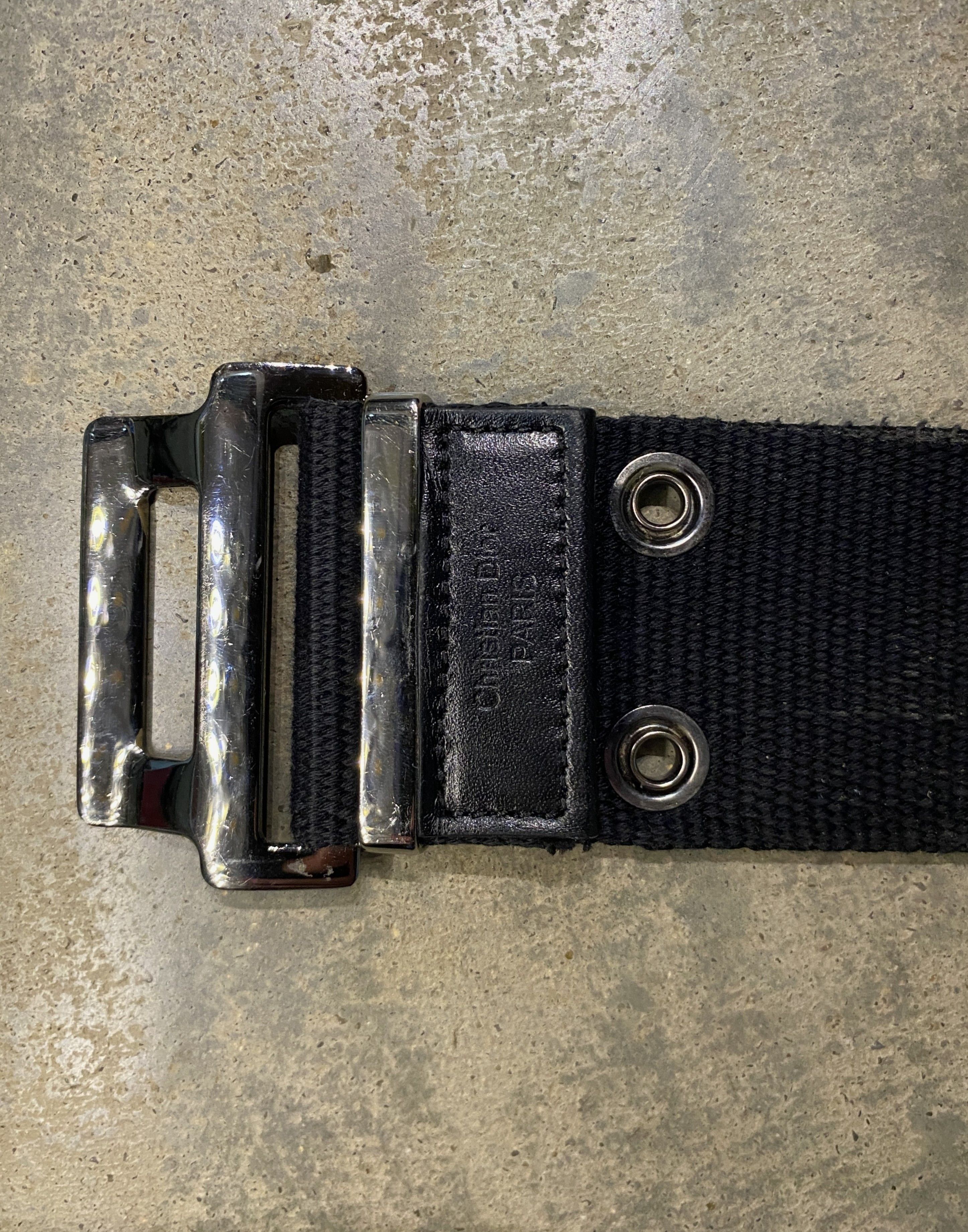 Dior Christian Dior SS02 “Street Chic” Canvas Black Cargo Belt Size ONE SIZE - 6 Thumbnail