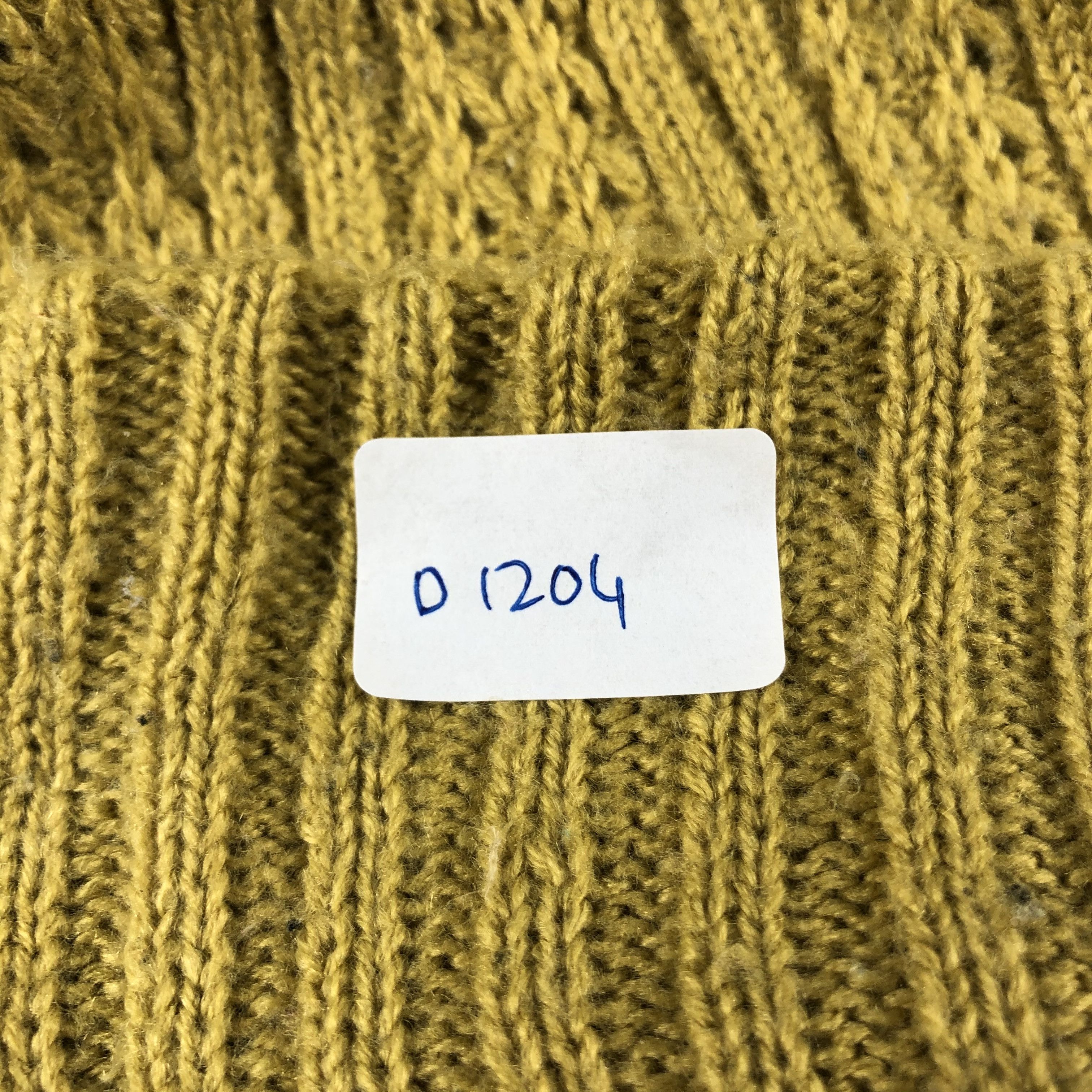Japanese Brand × Vintage Japanese Brand Yellow Beanie Snow Hat Snow Cap -D1204 Size ONE SIZE - 6 Thumbnail