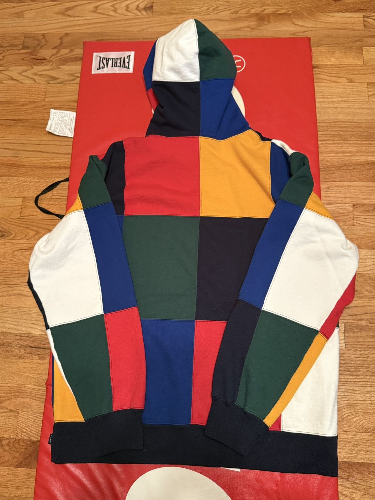 Supreme FW17 Supreme Patchwork Hooded Sweatshirt Size XL Size US XL / EU 56 / 4 - 8 Thumbnail