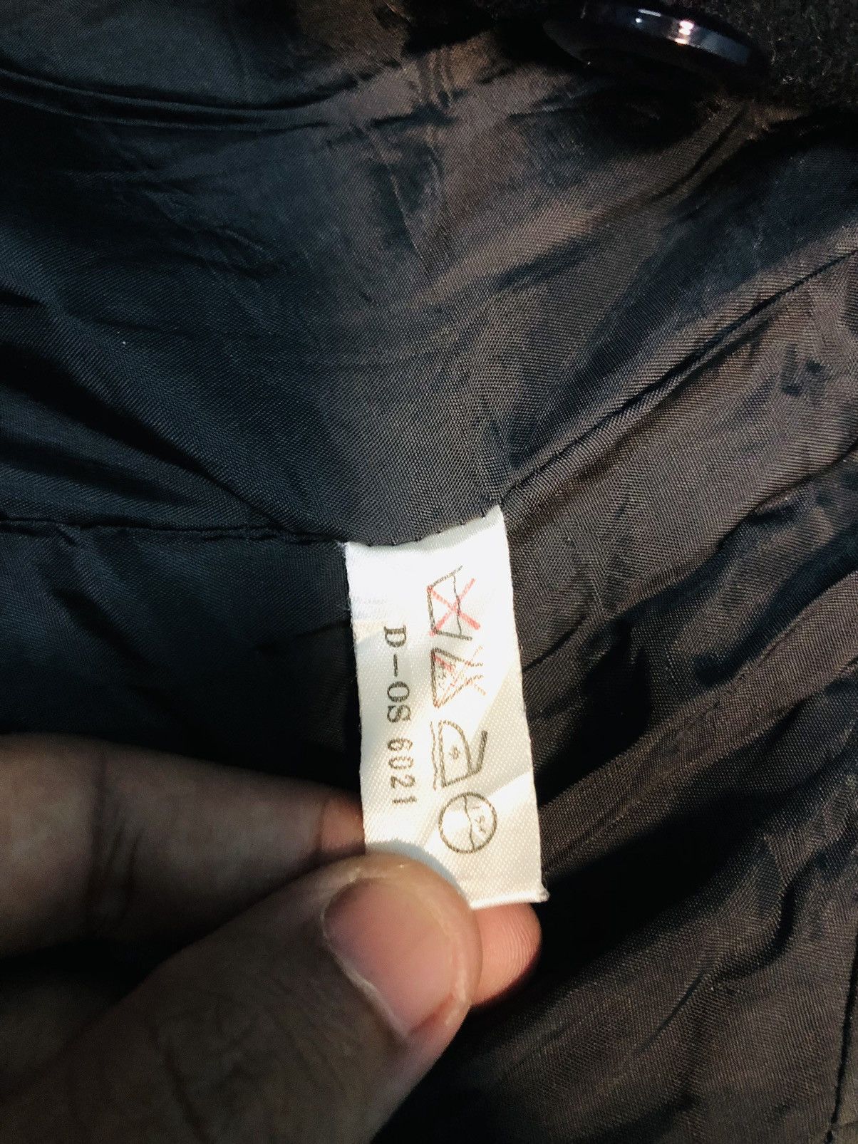 Designer × Vintage Bernard Perris Double Brested Long Jacket (25) Size S / US 4 / IT 40 - 8 Thumbnail