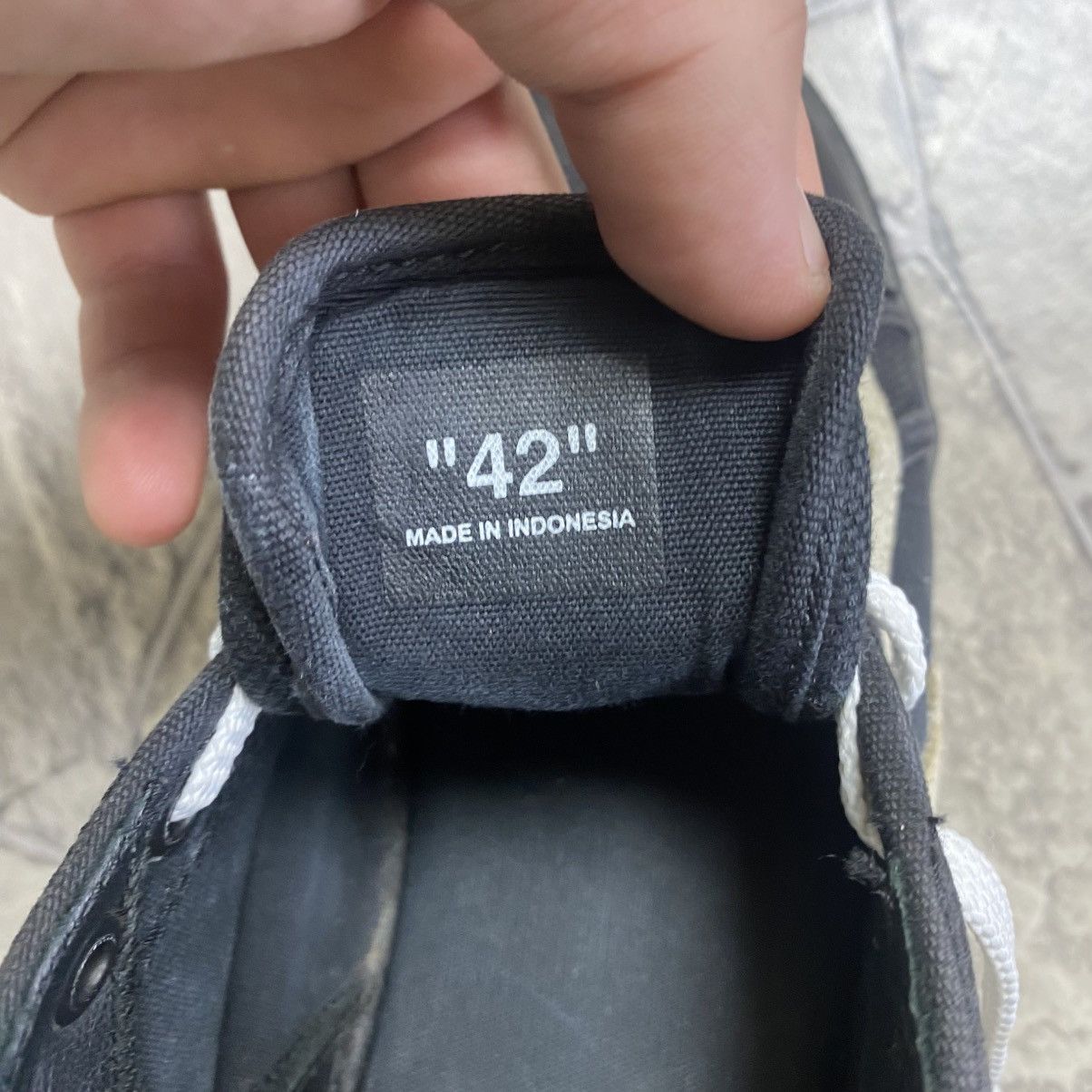 Off-White Off white shoes low vulcanized Black Size US 9 / EU 42 - 12 Thumbnail