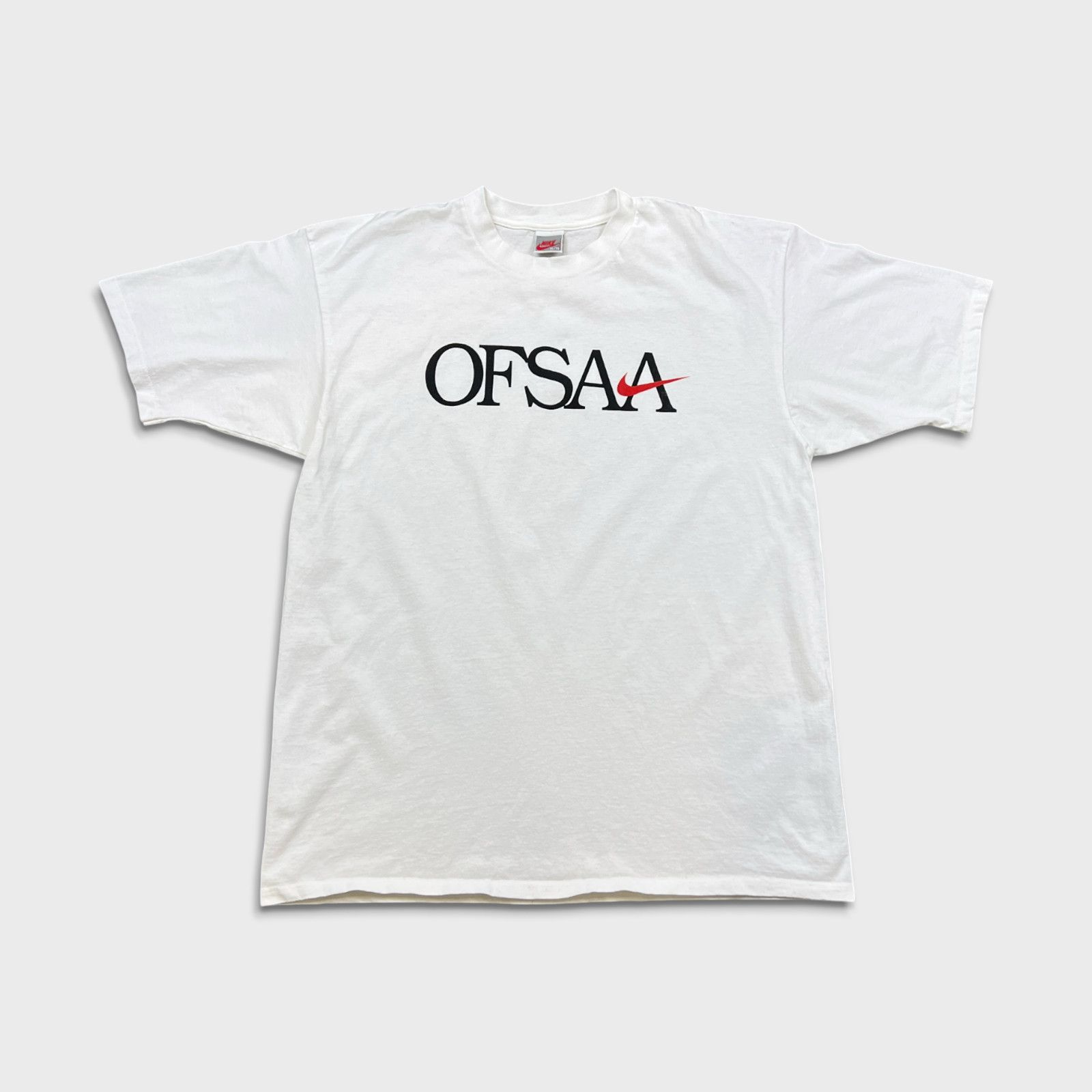 Vintage Nike OFSAA T Shirt Swoosh Ontario Federation 90s Tee