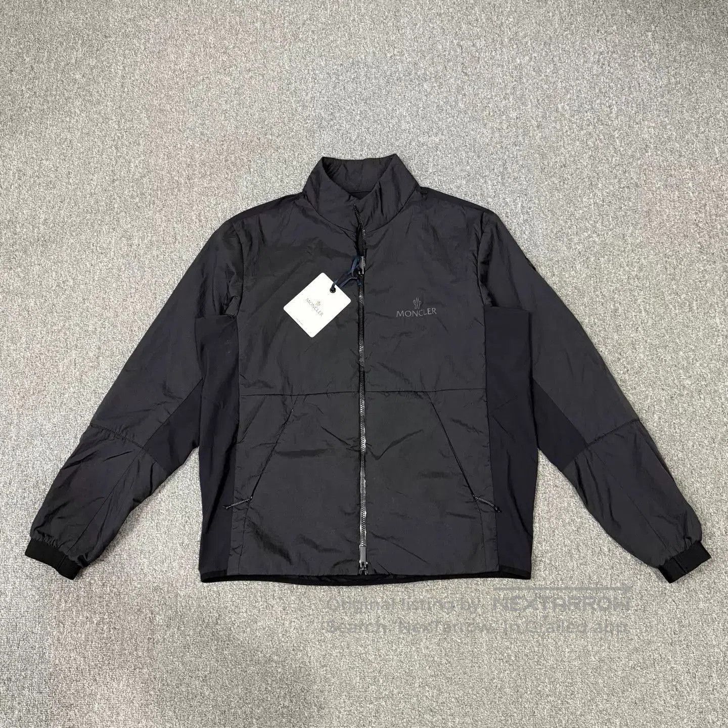 Moncler Black Lightweight Zip-Up Jacket. Size US XXL / EU 58 / 5 - 1 Thumbnail