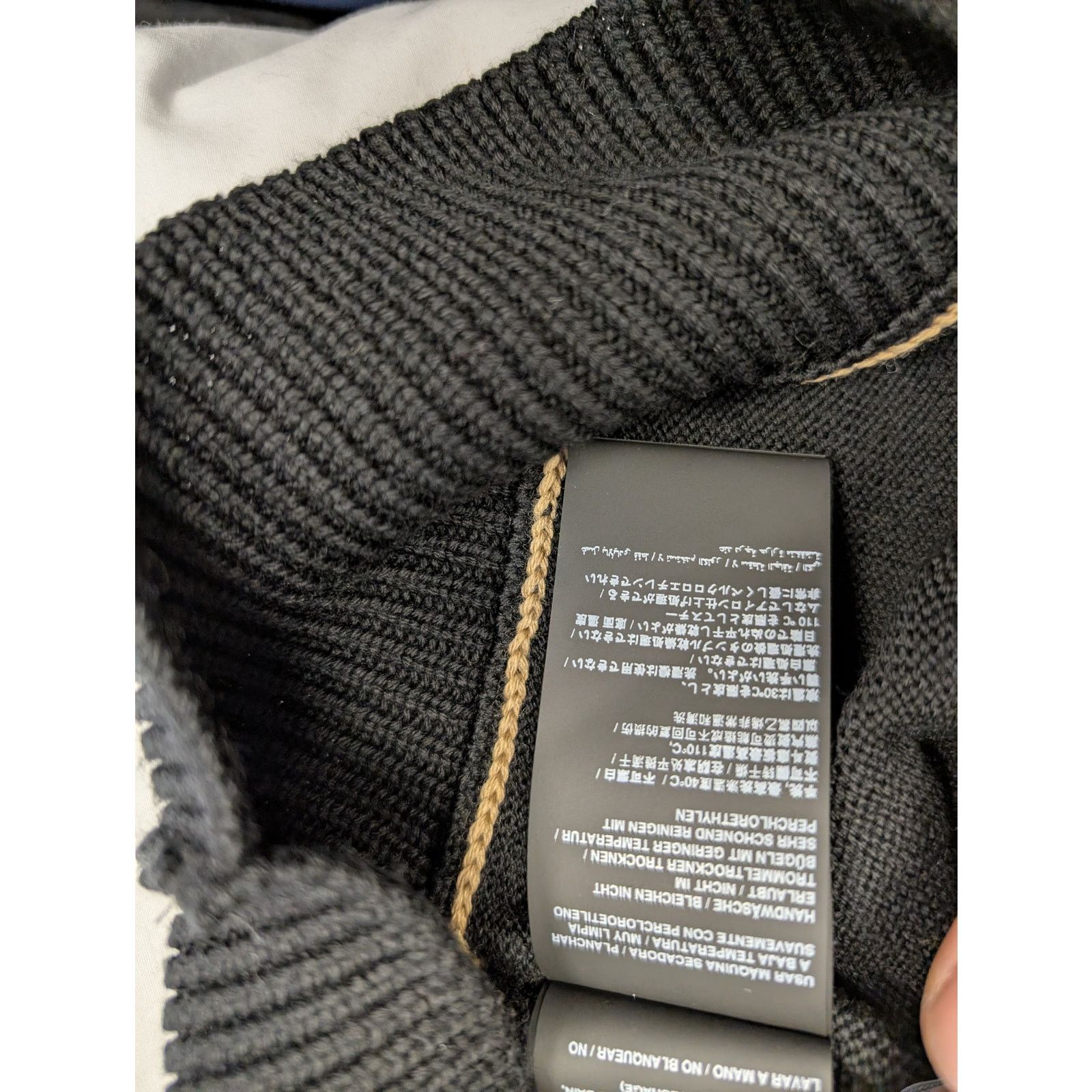 Palm Angels o1rshd1 PA Bear Sweater in Black/Brown Size US M / EU 48-50 / 2 - 18 Thumbnail