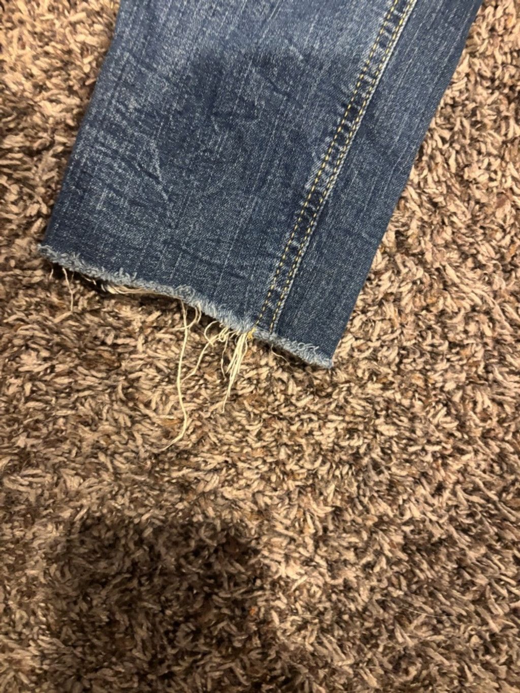 Silver Jeans Co. Silver Jeans Women's Sam Distressed Straight Jeans Size 26" / US 2 / IT 38 - 4 Thumbnail