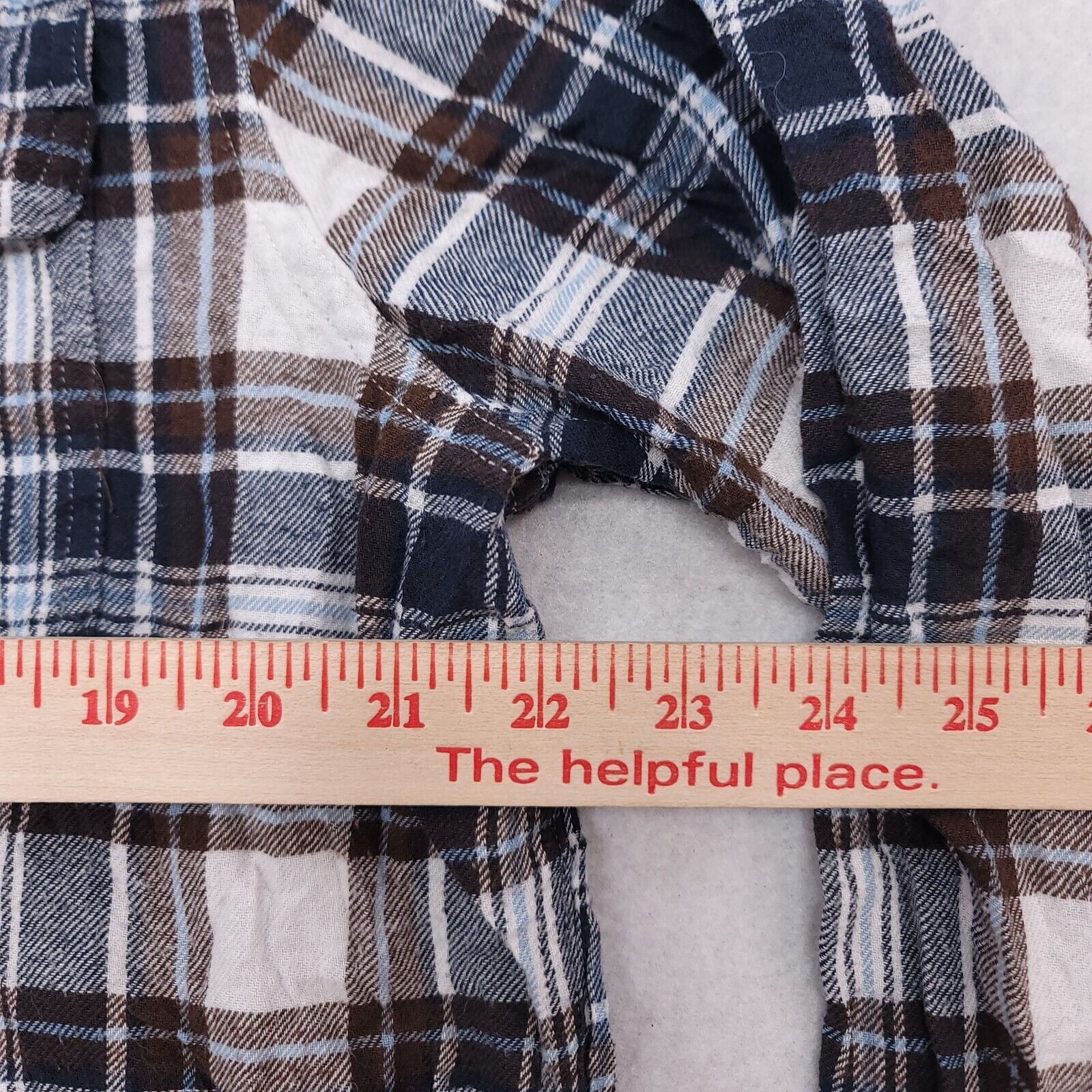 Sonoma Sonoma Tartan Flannel Button Up Shirt Men Size XL Blue White Size US XL / EU 56 / 4 - 8 Thumbnail