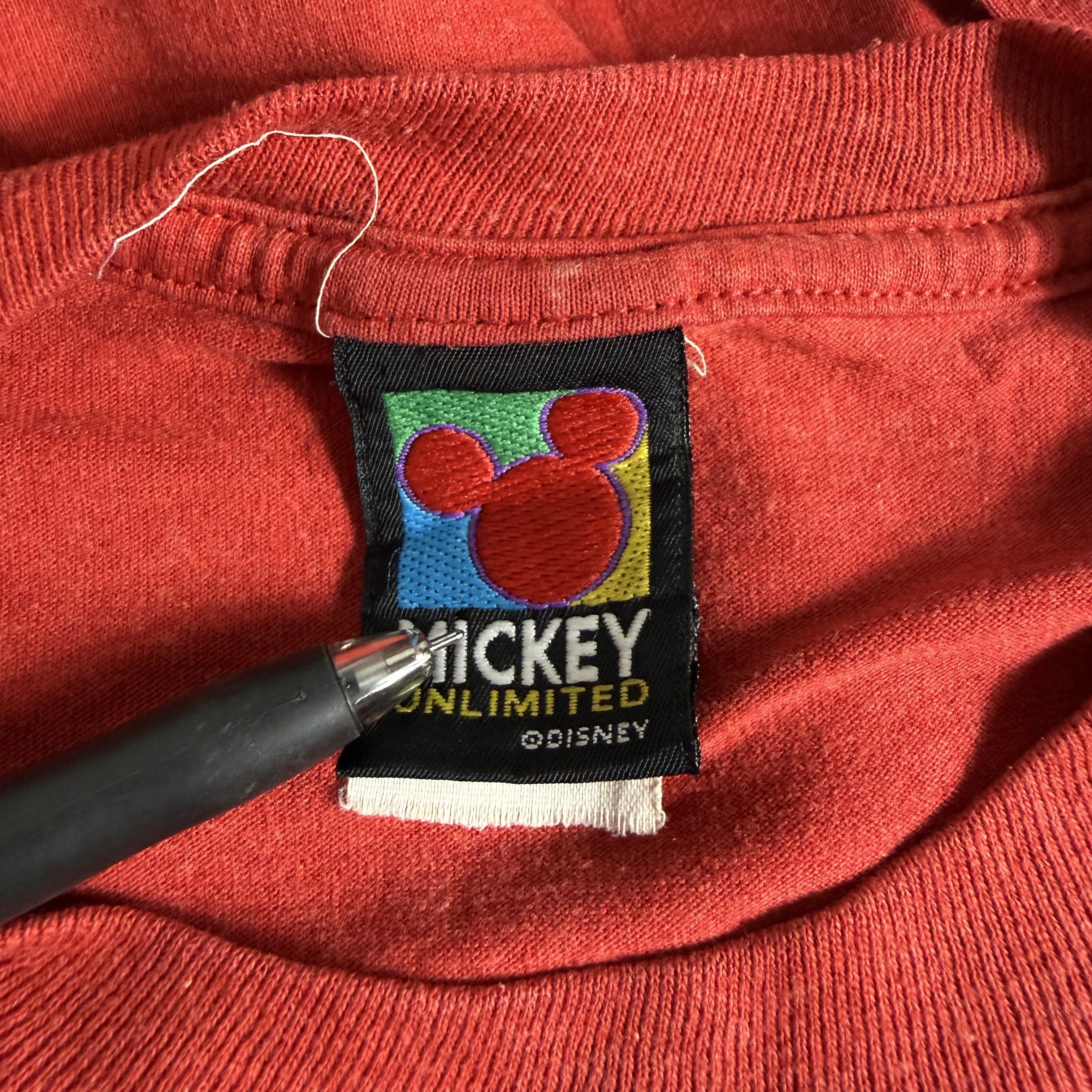 Mickey Mouse 🔥RARE🔥Vintage Mickey Mouse Disney Unlimited OVP T-shirt Size US L / EU 52-54 / 3 - 5 Thumbnail