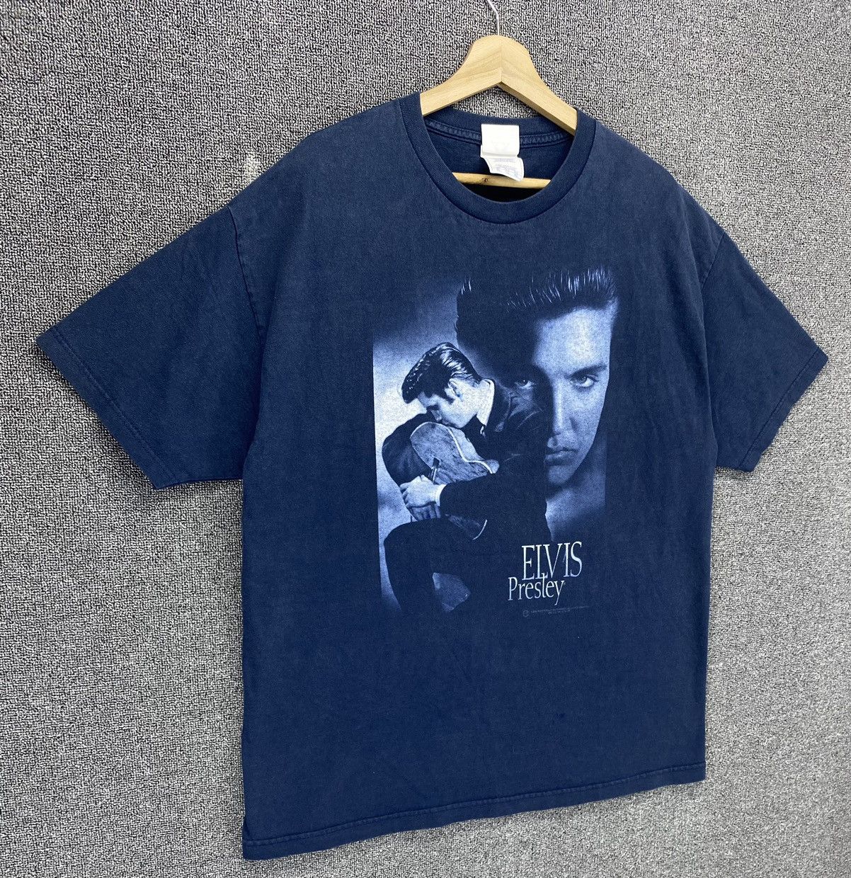 Band Tees × Vintage Vintage Elvis Presley Punk Rock Band Tees T Shirts Size US XL / EU 56 / 4 - 2 Thumbnail