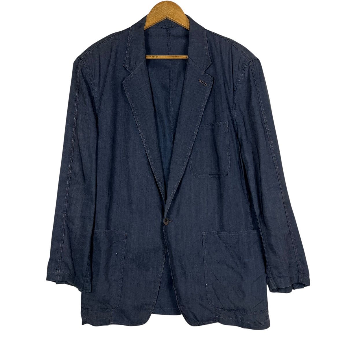 Other 🔥 Vintage Stefano Ottina Cotton Linen Blazer Made In Italy Size US M / EU 48-50 / 2 - 1 Thumbnail