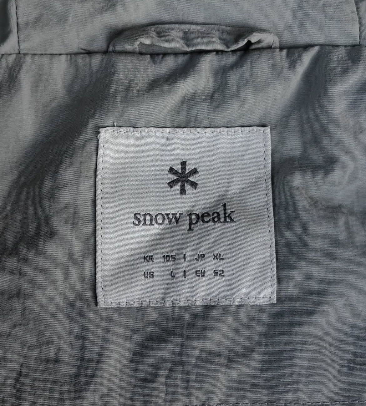 Snow Peak 2000s Snow Peak Multipocket Tactical Nylon Hodded Jacket Size US L / EU 52-54 / 3 - 6 Thumbnail