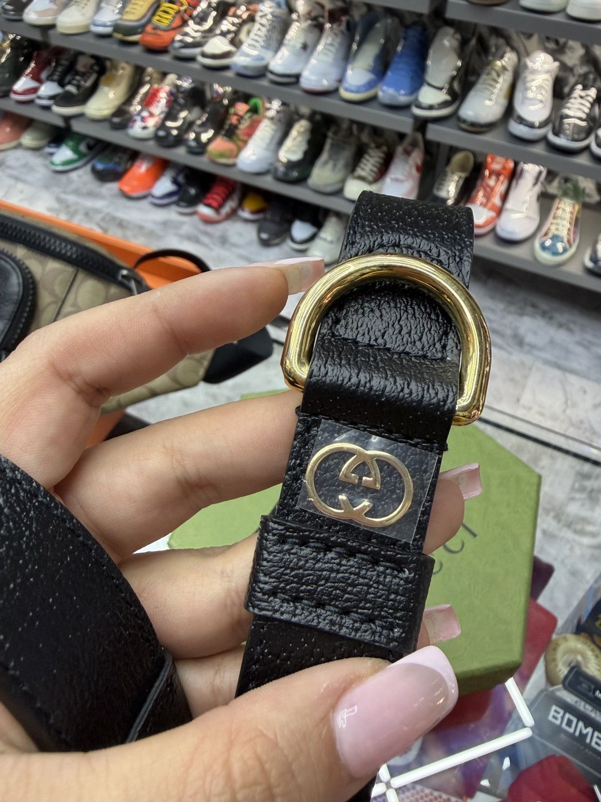 Gucci Gucci Black Leather Leash Size ONE SIZE - 3 Thumbnail