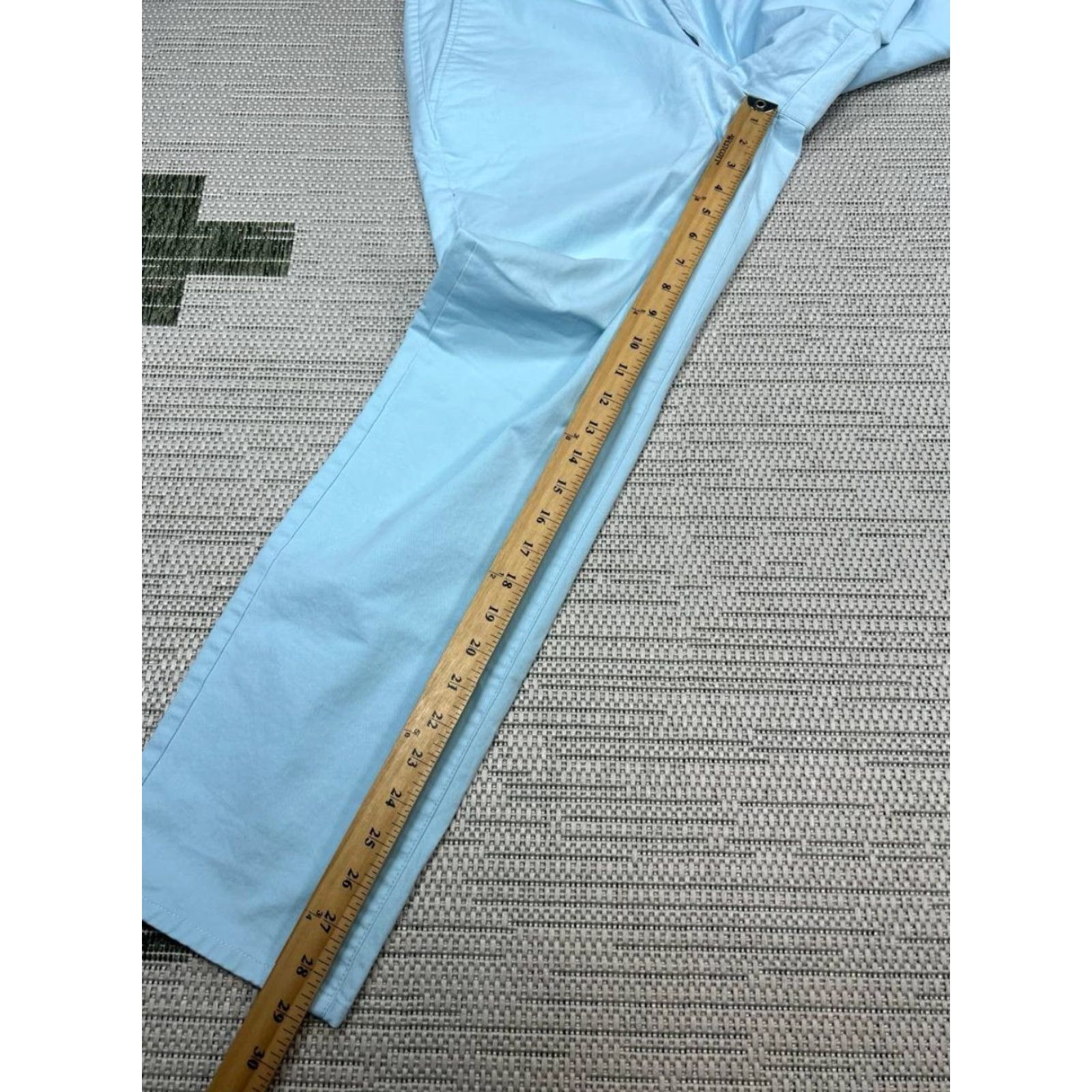 Bonobos Bonobos Chino Pants Mens 33 Athletic Fit Blue Mid Rise Straight Leg Cotton Spandex Casual Size US 33 - 5 Thumbnail