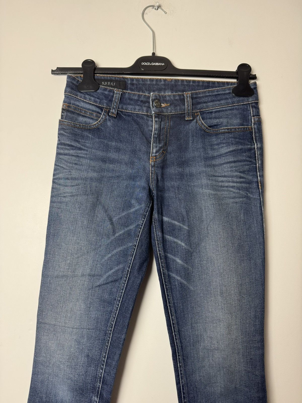 Gucci Gucci Vintage Slim Denim Jeans Made in Italy Dark Wash Size 26" / US 2 / IT 38 - 4 Thumbnail