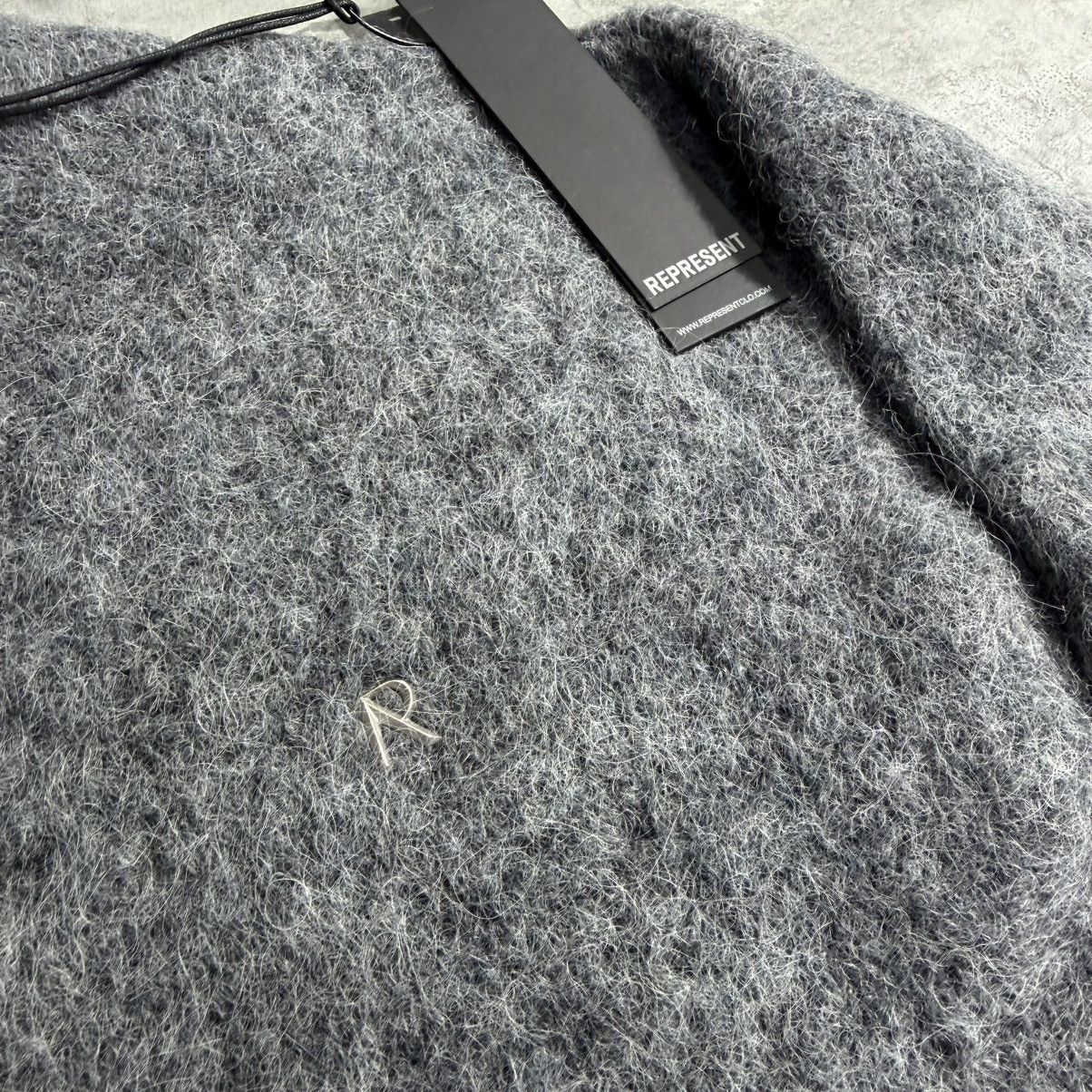 Represent Clo. Represent Alpaca Knit Sweater - Iron Size US L / EU 52-54 / 3 - 2 Thumbnail
