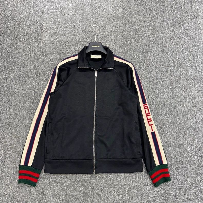 Gucci Gucci Knitted striped letter school uniform jacket Size US S / EU 44-46 / 1 - 1 Thumbnail