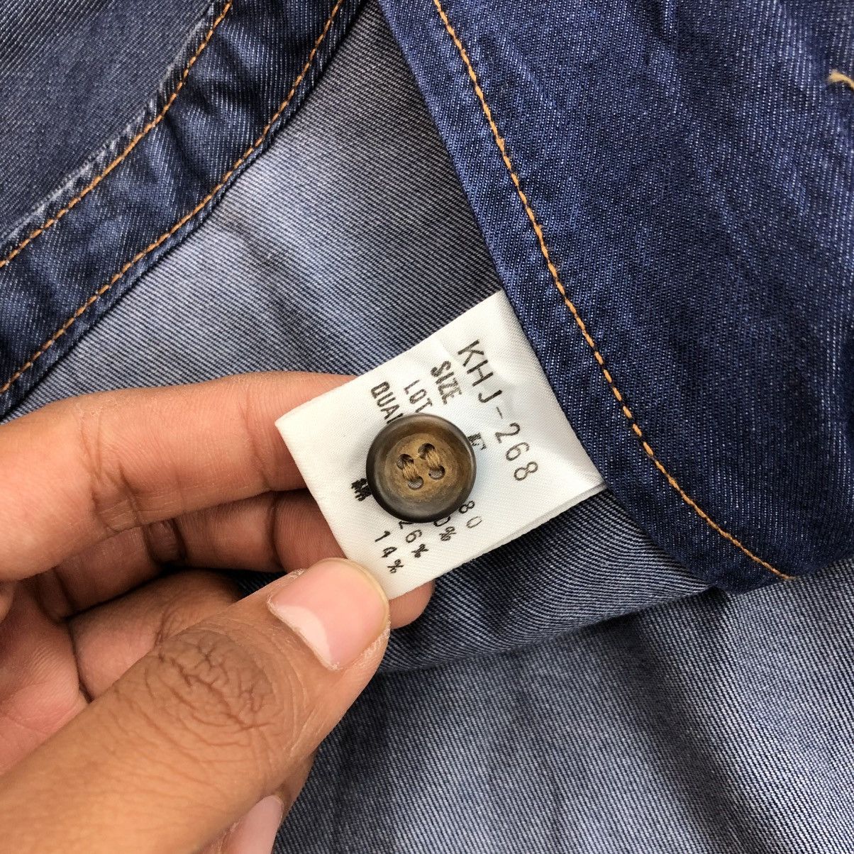 Japanese Brand × Kenzo × Vintage Vintage Kenzo Jeans Asian Double Pocket Denim Vest Size M / US 6-8 / IT 42-44 - 10 Thumbnail