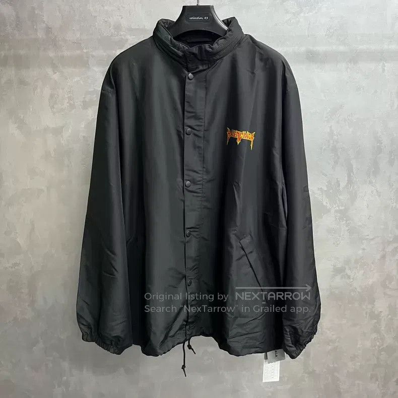 Balenciaga Balenciaga Black Rock Band Series Lightning Letter Logo Pa Size US M / EU 48-50 / 2 - 1 Thumbnail