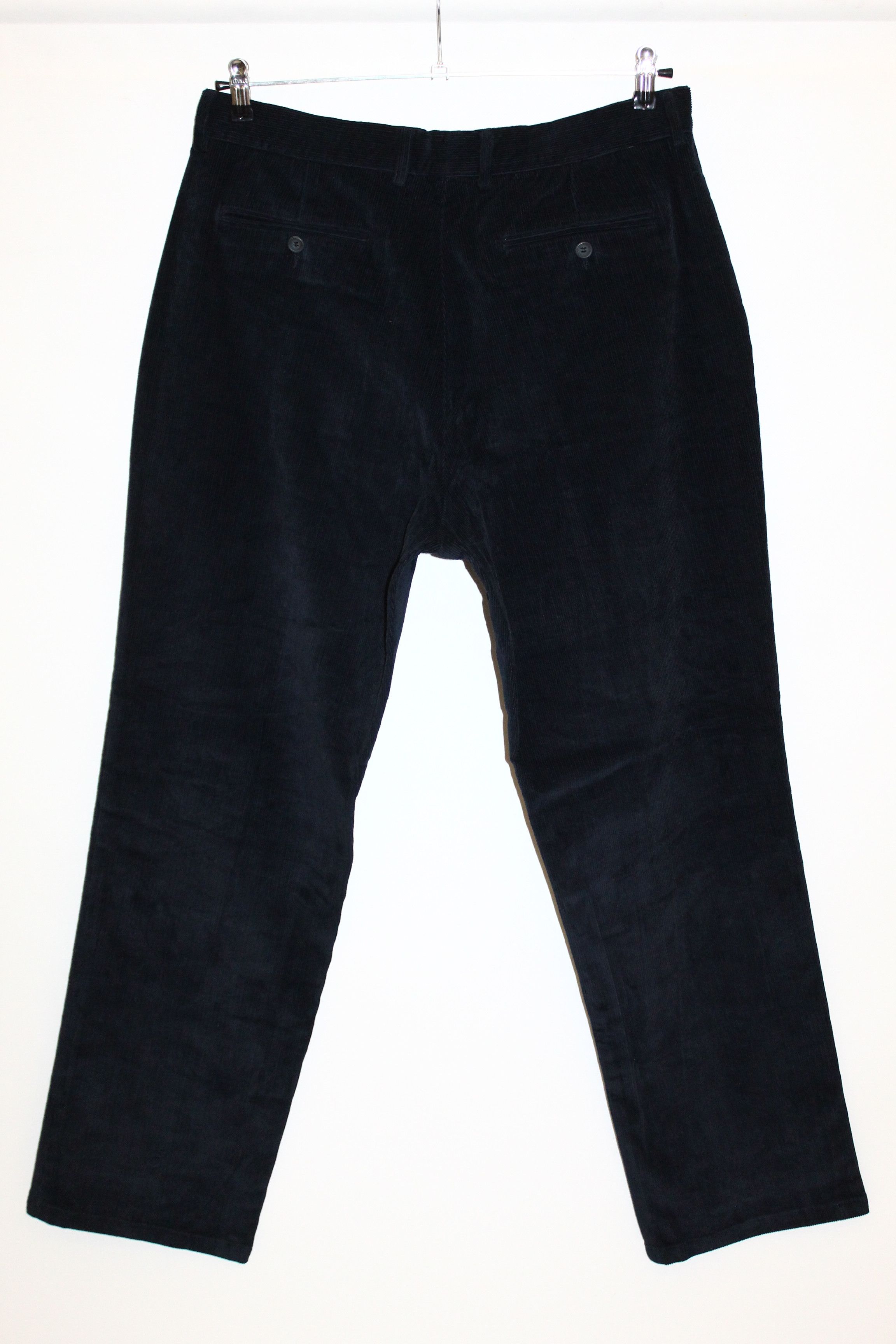 Romeo Gigli 🔥Romeo Gigli Royal Corduroy Straight Leg Essential Trousers Size US 38 / EU 54 - 3 Thumbnail