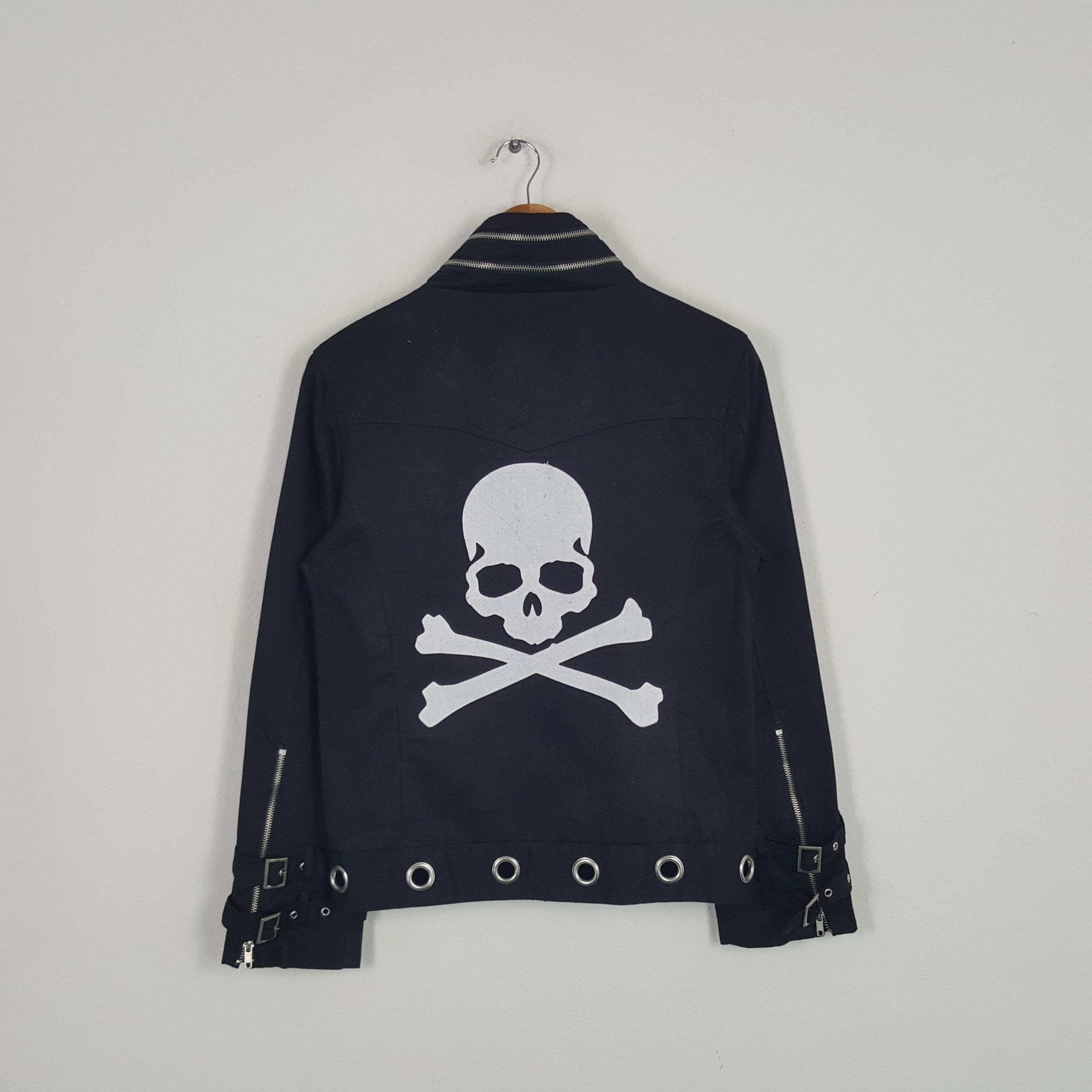 Japanese Brand × Vintage Vintage Skulls Japanese Brand Punk Style Jacket Size US XS / EU 42 / 0 - 1 Thumbnail