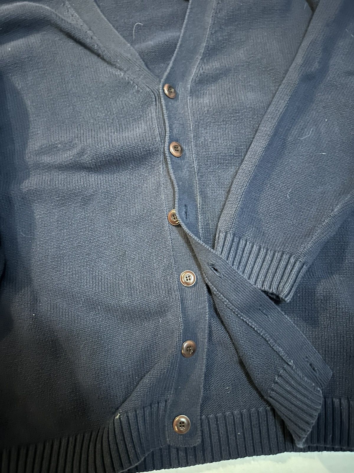 L.L. Bean × Vintage Vintage Navy LL Bean Cardigan Size US XL / EU 56 / 4 - 2 Thumbnail