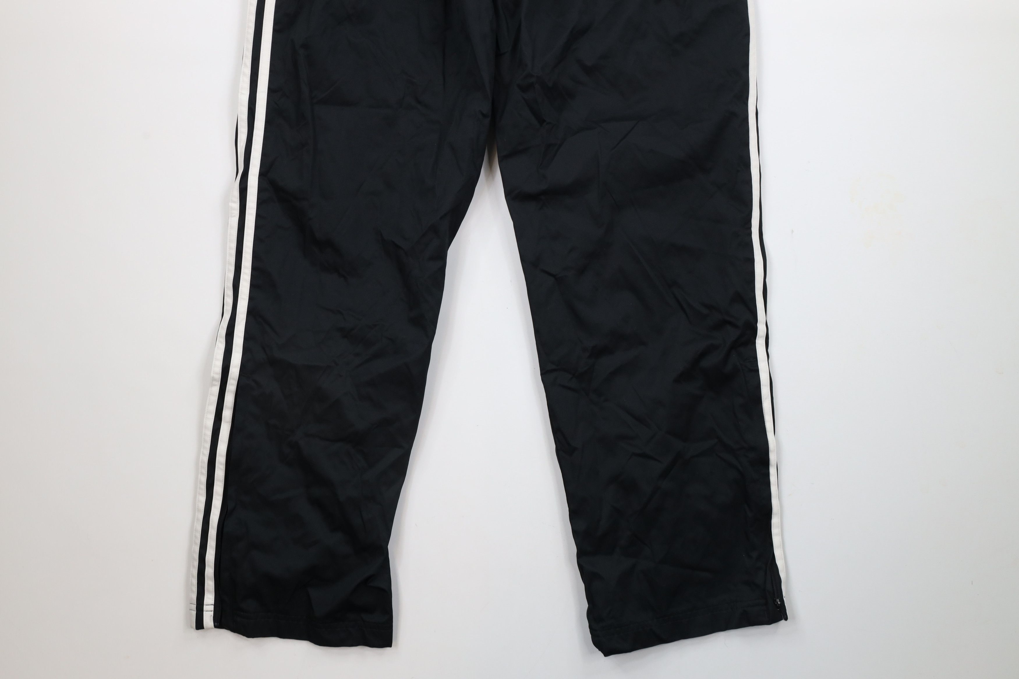 Adidas × Vintage Vintage Adidas Striped Lined Wide Leg Windbreaker Pants Size US 34 / EU 50 - 12 Thumbnail