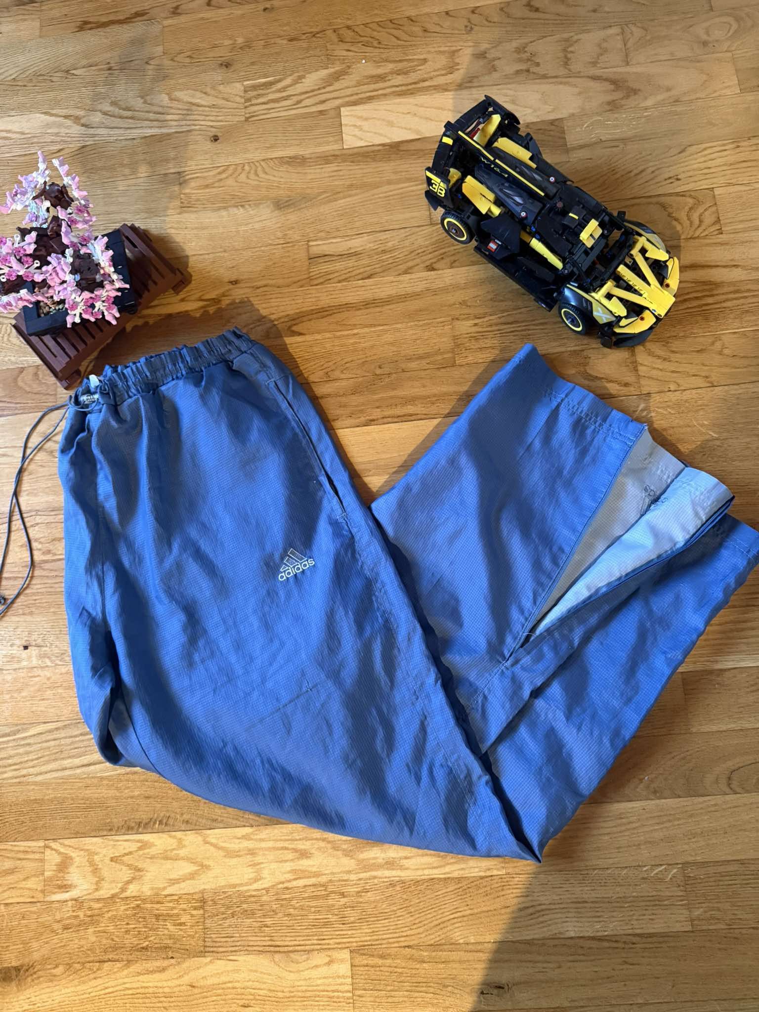 Adidas × Vintage Adidas Vintage Track Pants – Blue Sportswear Size US 34 / EU 50 - 1 Thumbnail