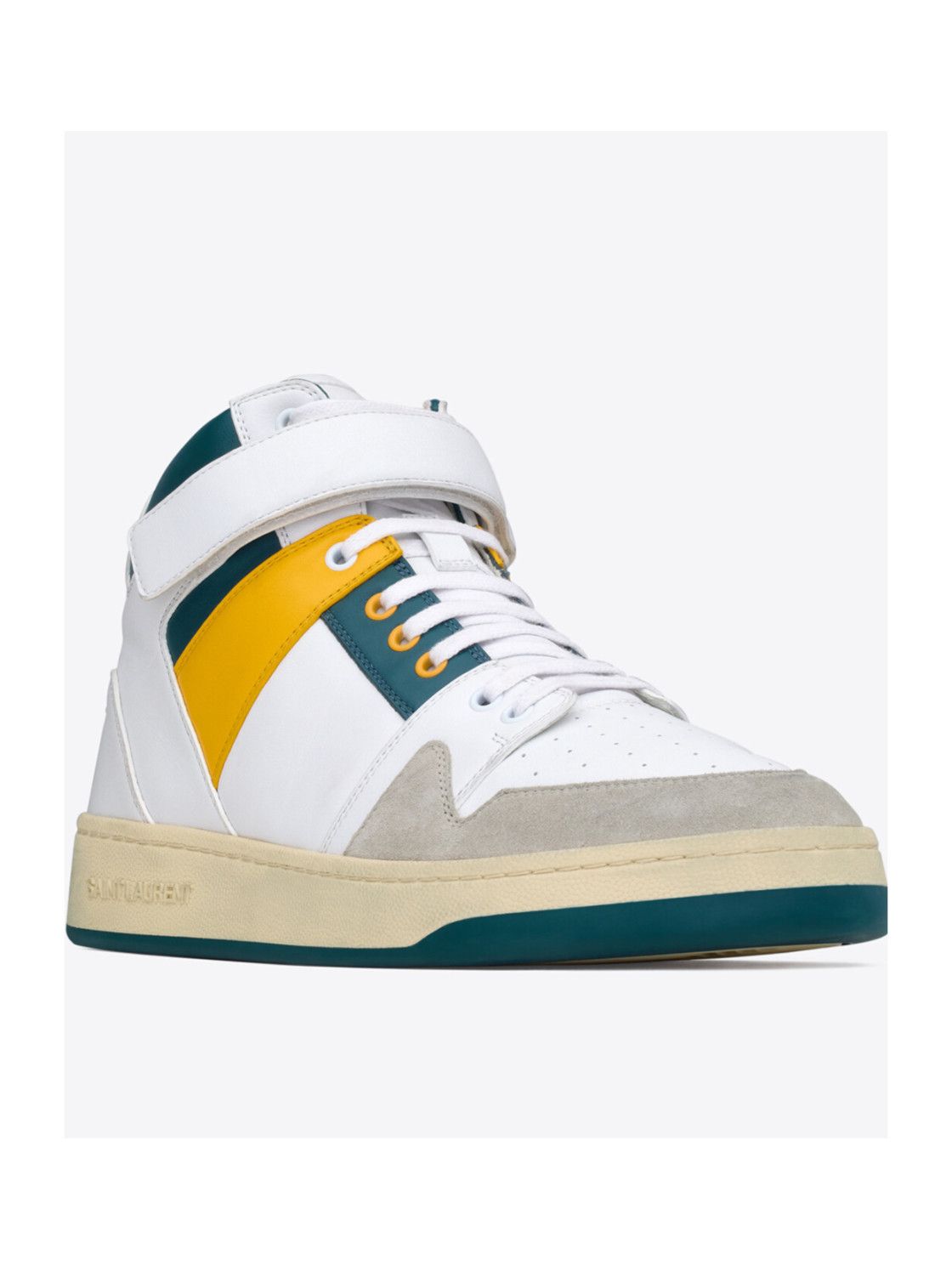 Saint Laurent Paris Saint Laurent Lax Mid Top Sneakers Size US 8 / EU 41 - 3 Thumbnail